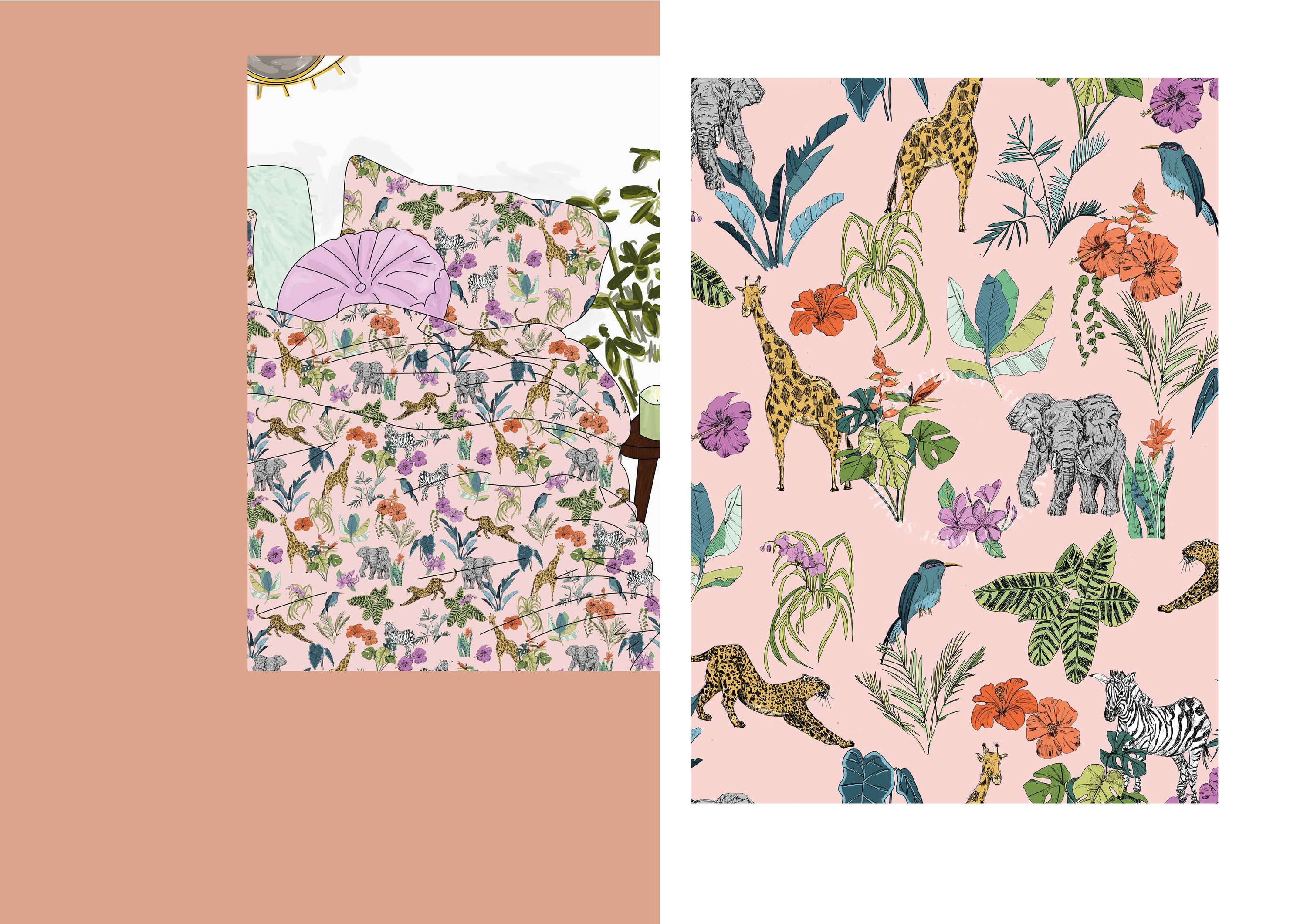 Homeware Print Design Portfolio by Miriam Flower
