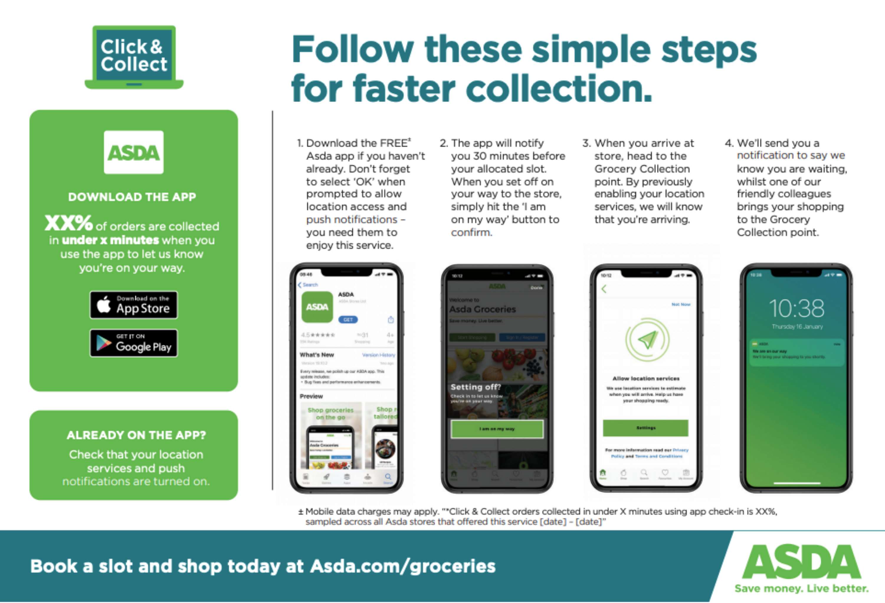 A5 Click & Collect leaflet by Matt Jones