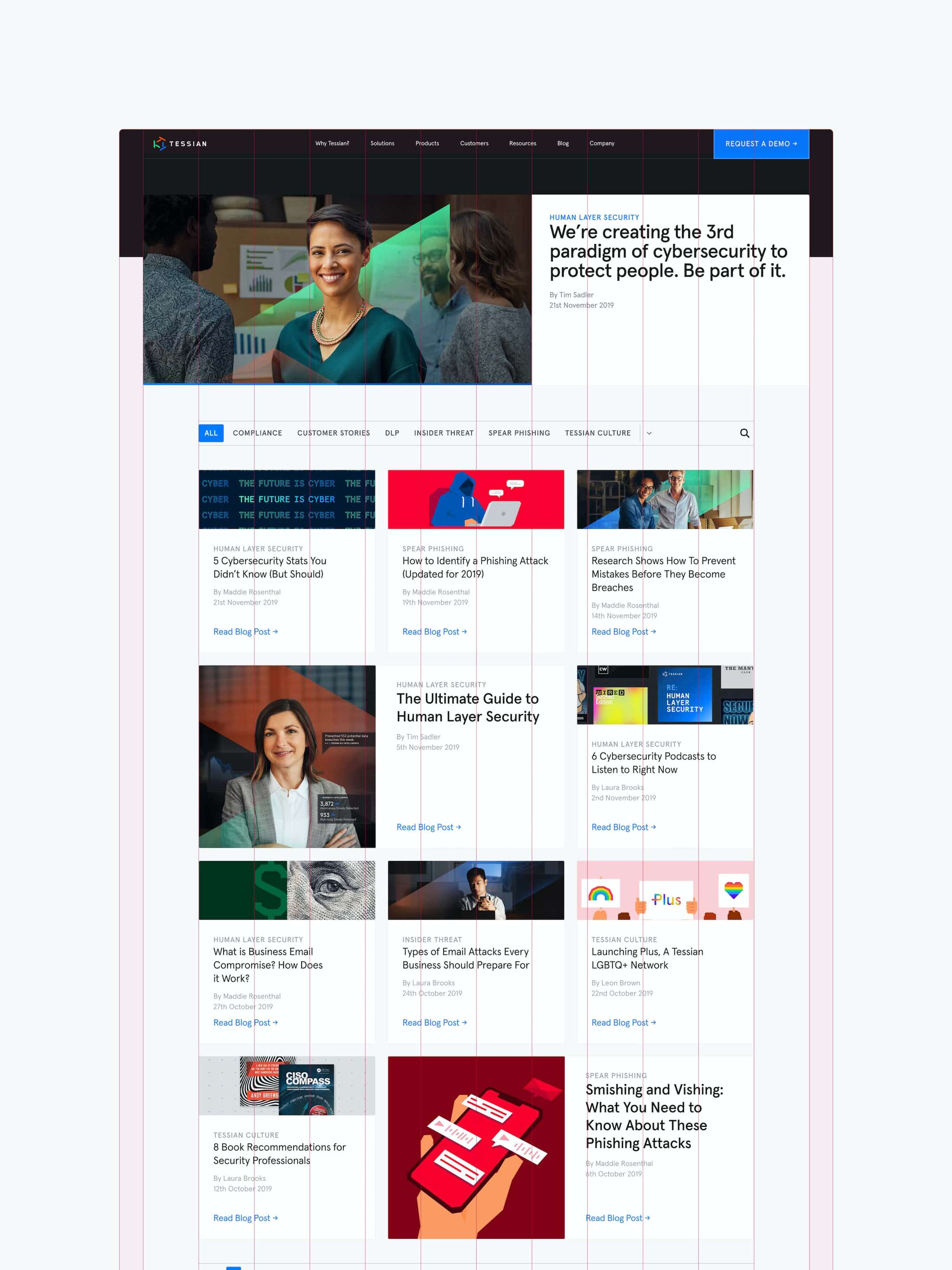 Tessian Website by Leon Brown