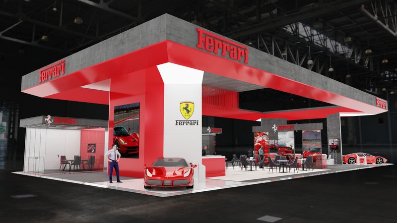 *Ferrari* Exhibition Design by Ruslan Zhukovskyi