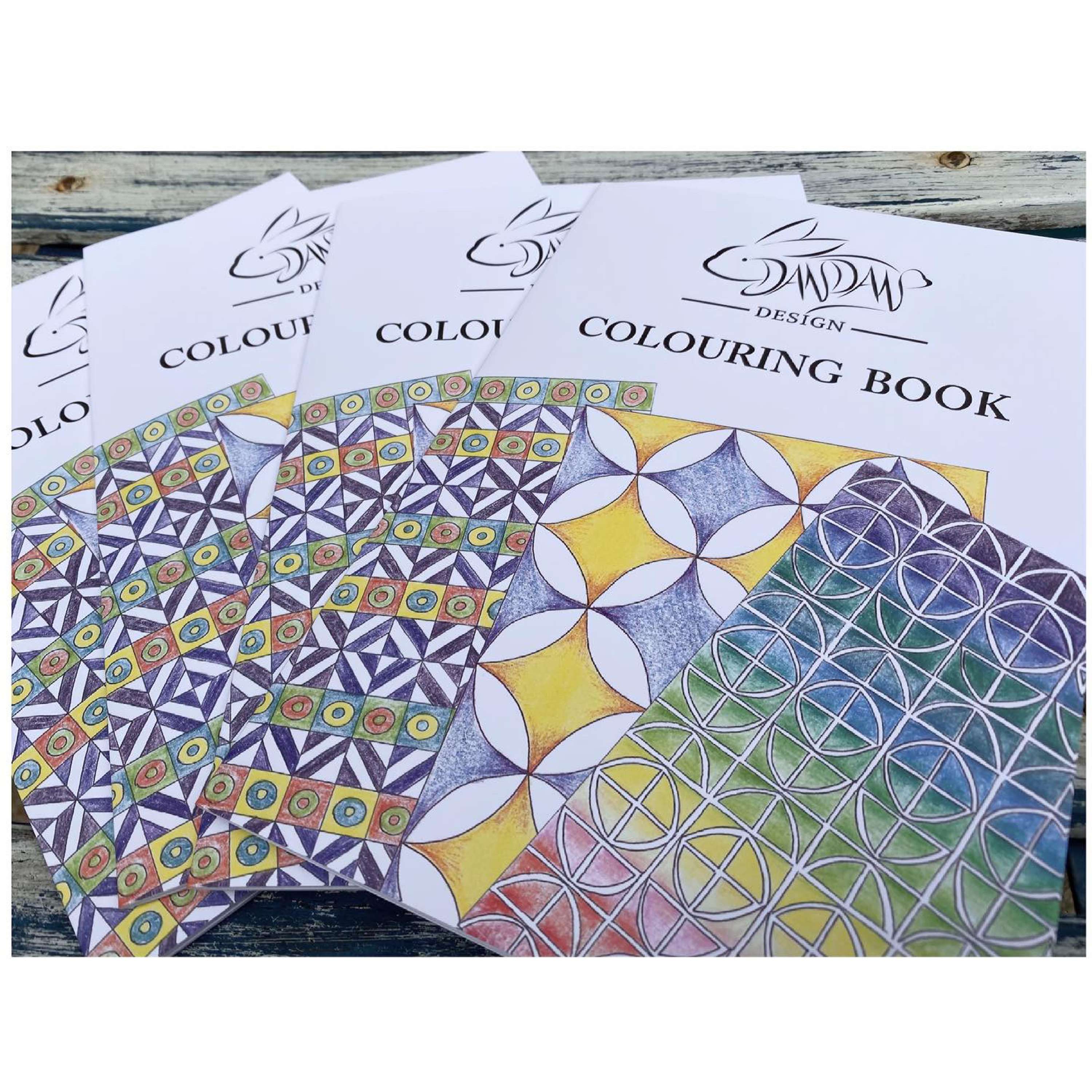 Dandan Design Colouring Book by Jessica Webb