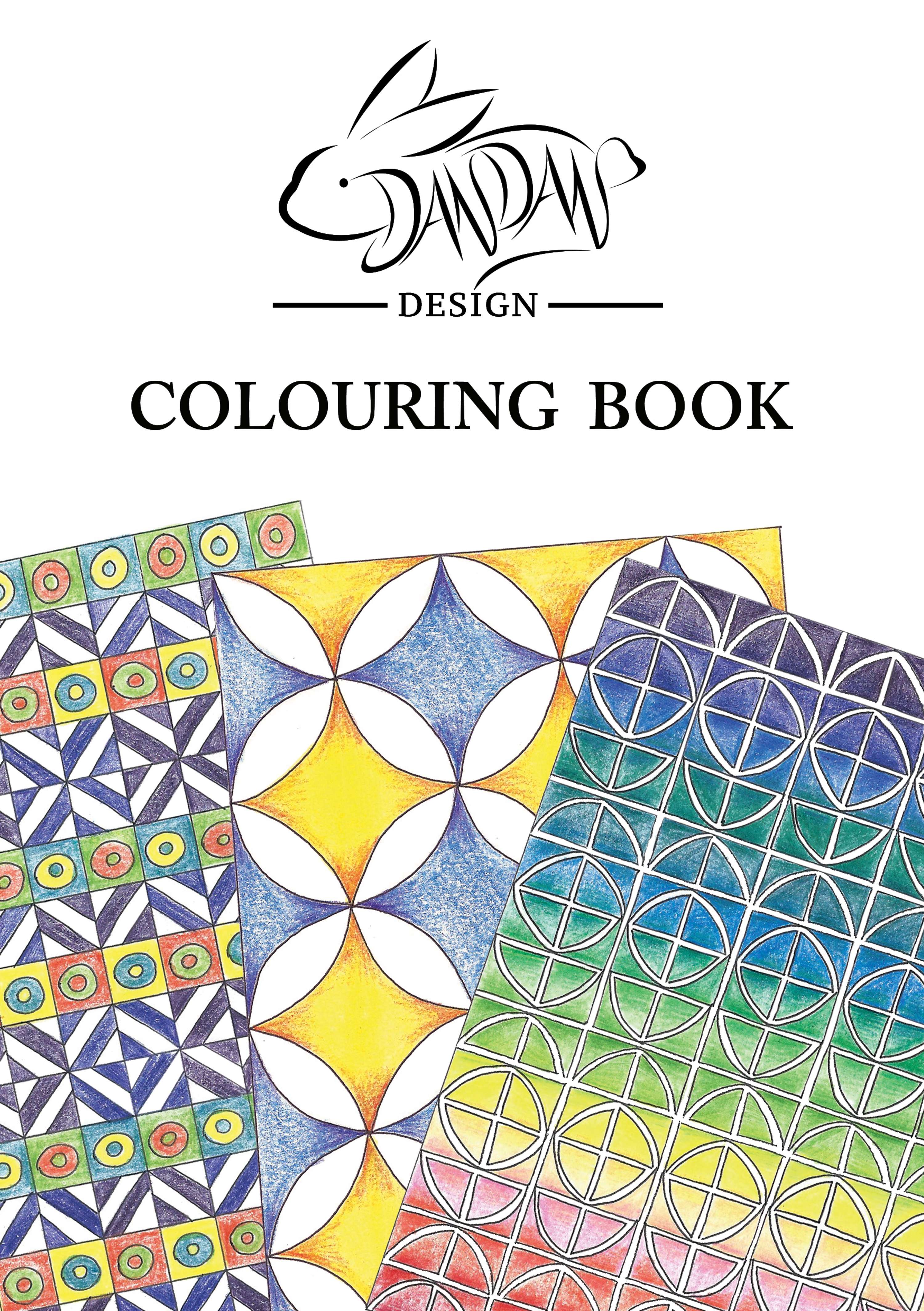 Dandan Design Colouring Book by Jessica Webb