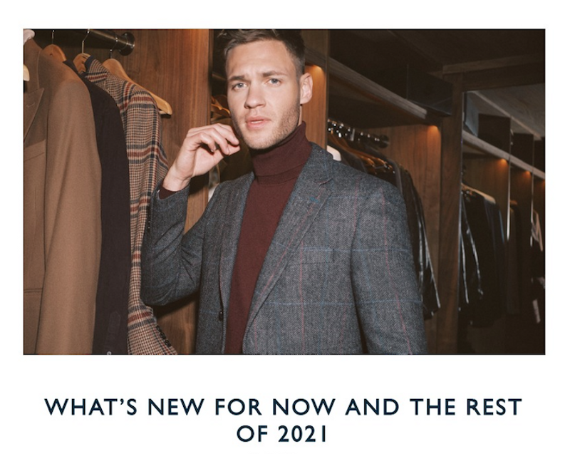 Trends editorial | Moss Bros. by Claire Stewart