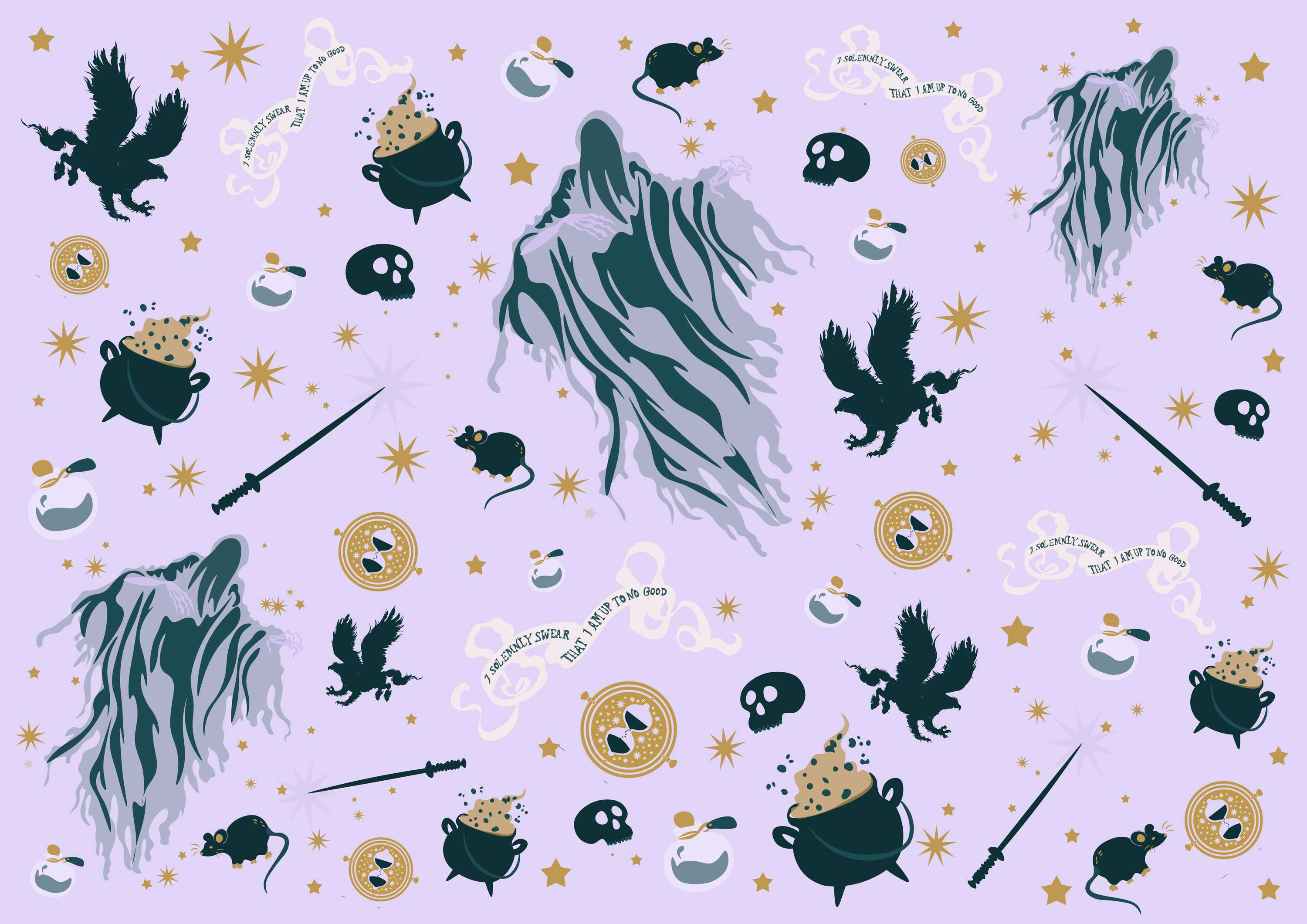 Harry Potter Print Series by Hanni Bowcutt