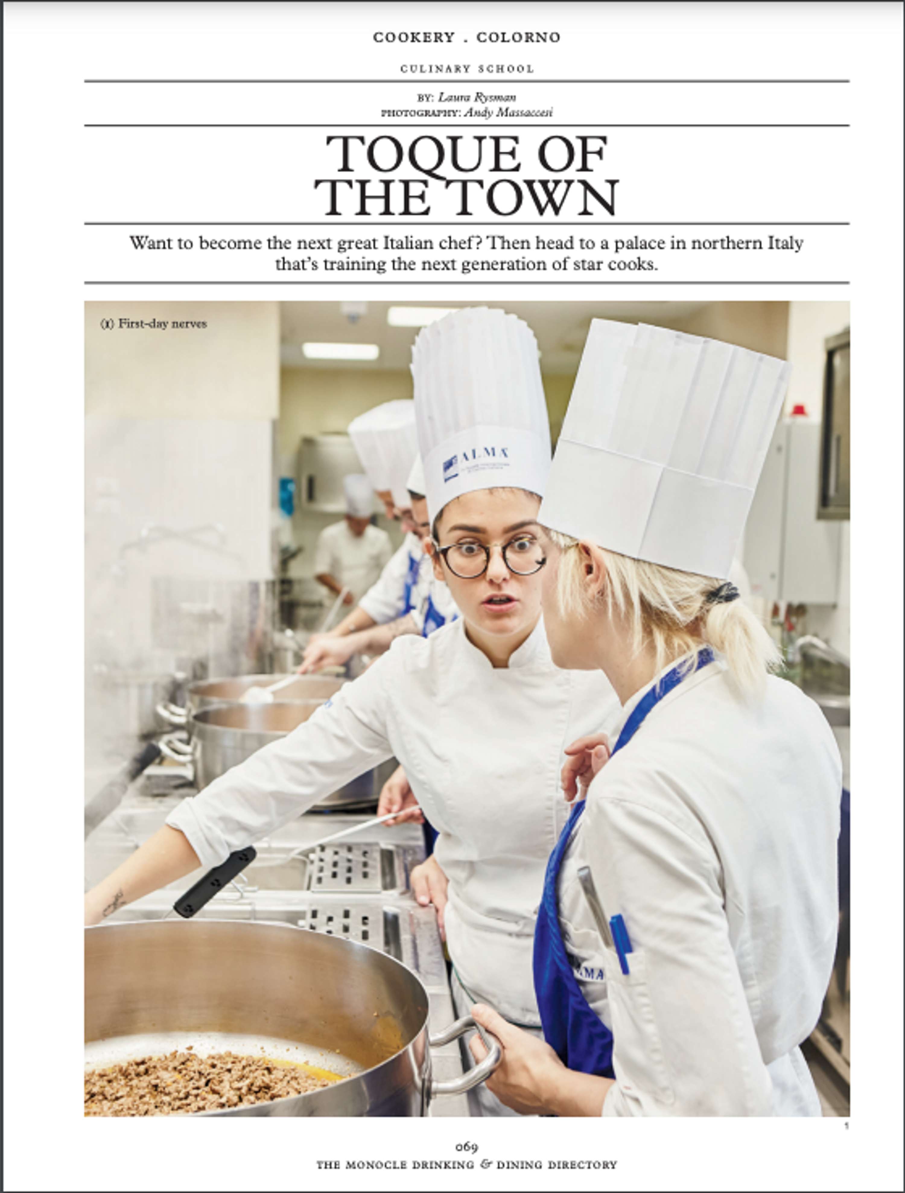 Monocle Drinking & Dining Directory, Launch issue by Josh Fehnert