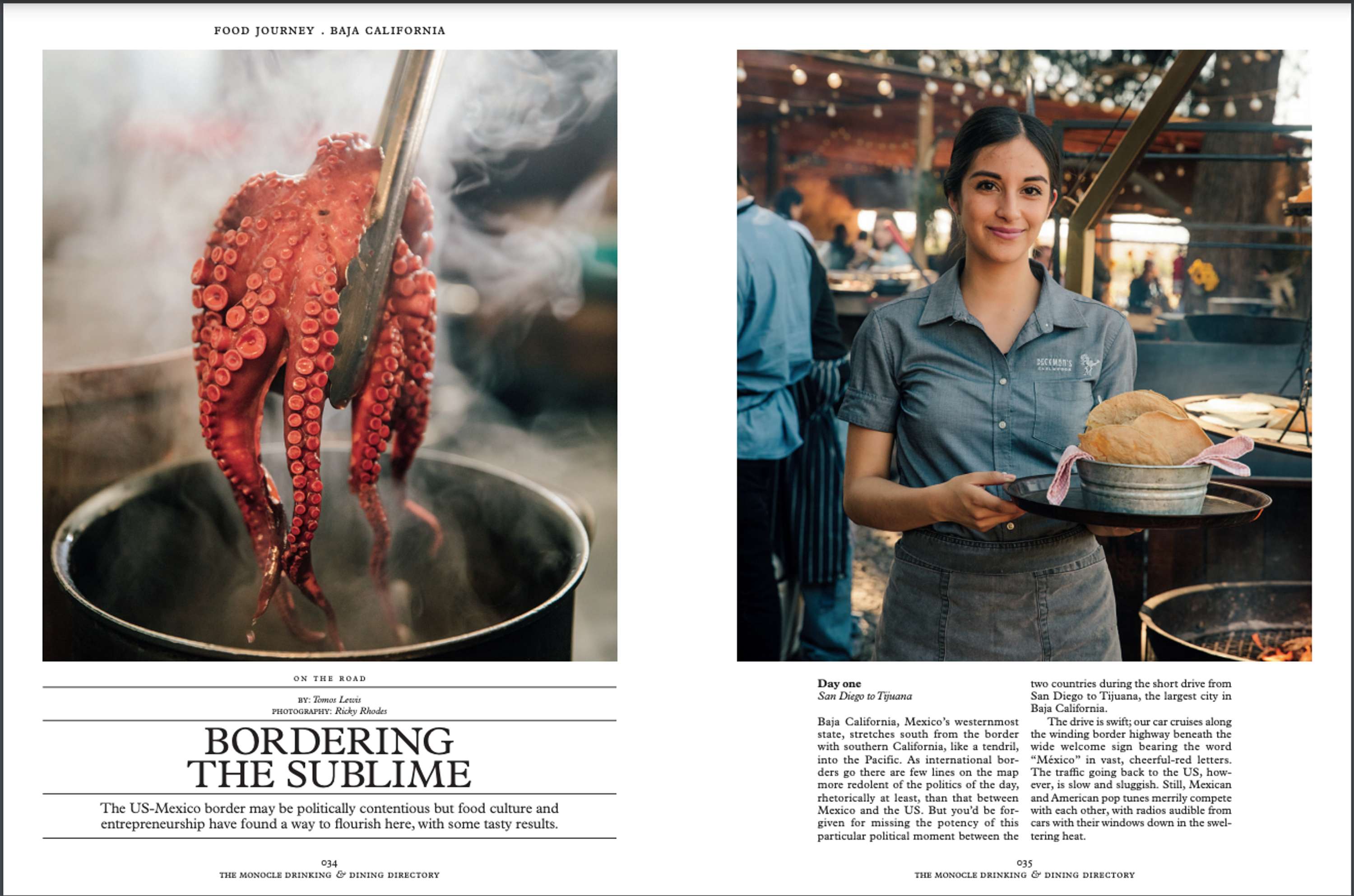 Monocle Drinking & Dining Directory, Launch issue by Josh Fehnert