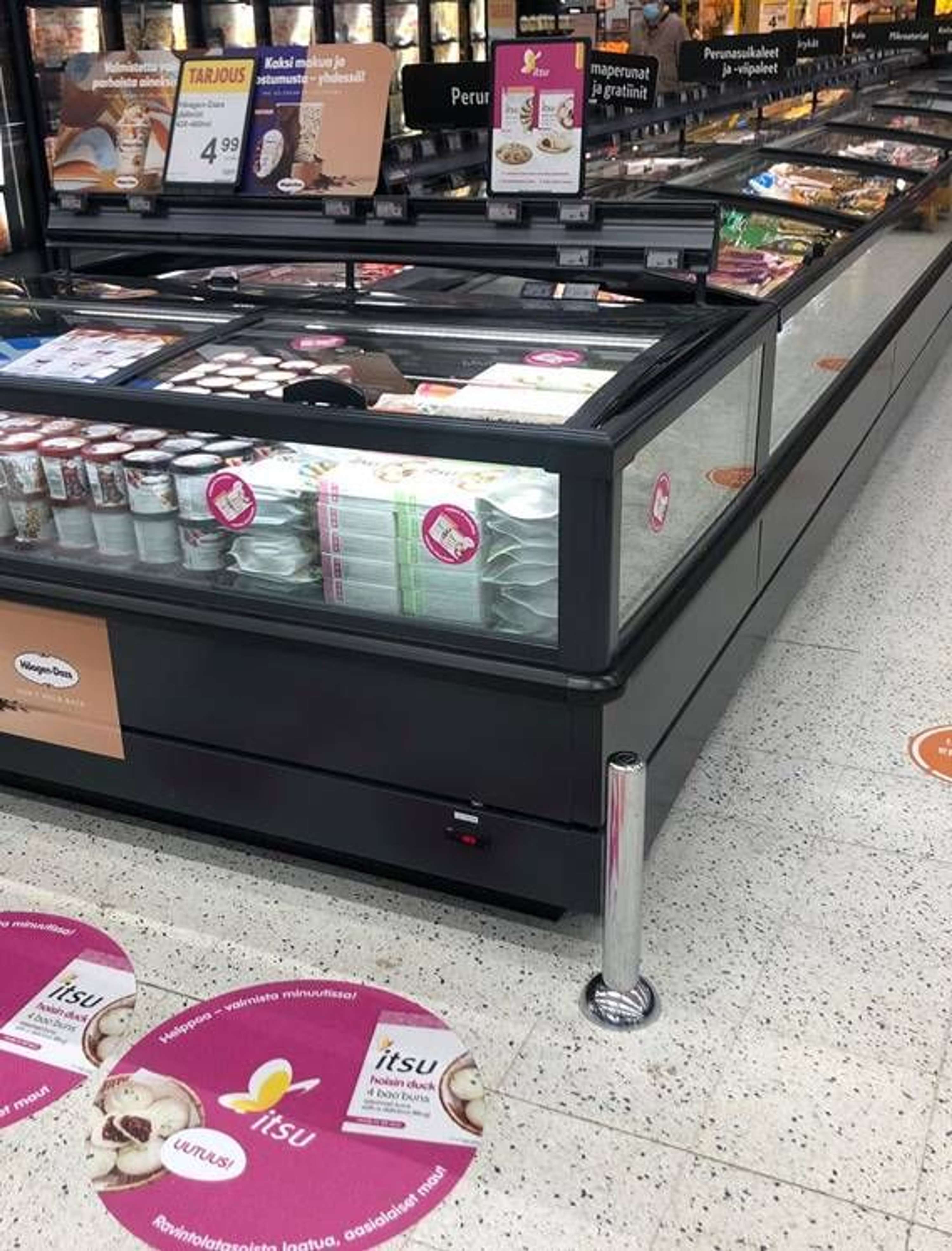Finland freezer display unit by Aisha Orme
