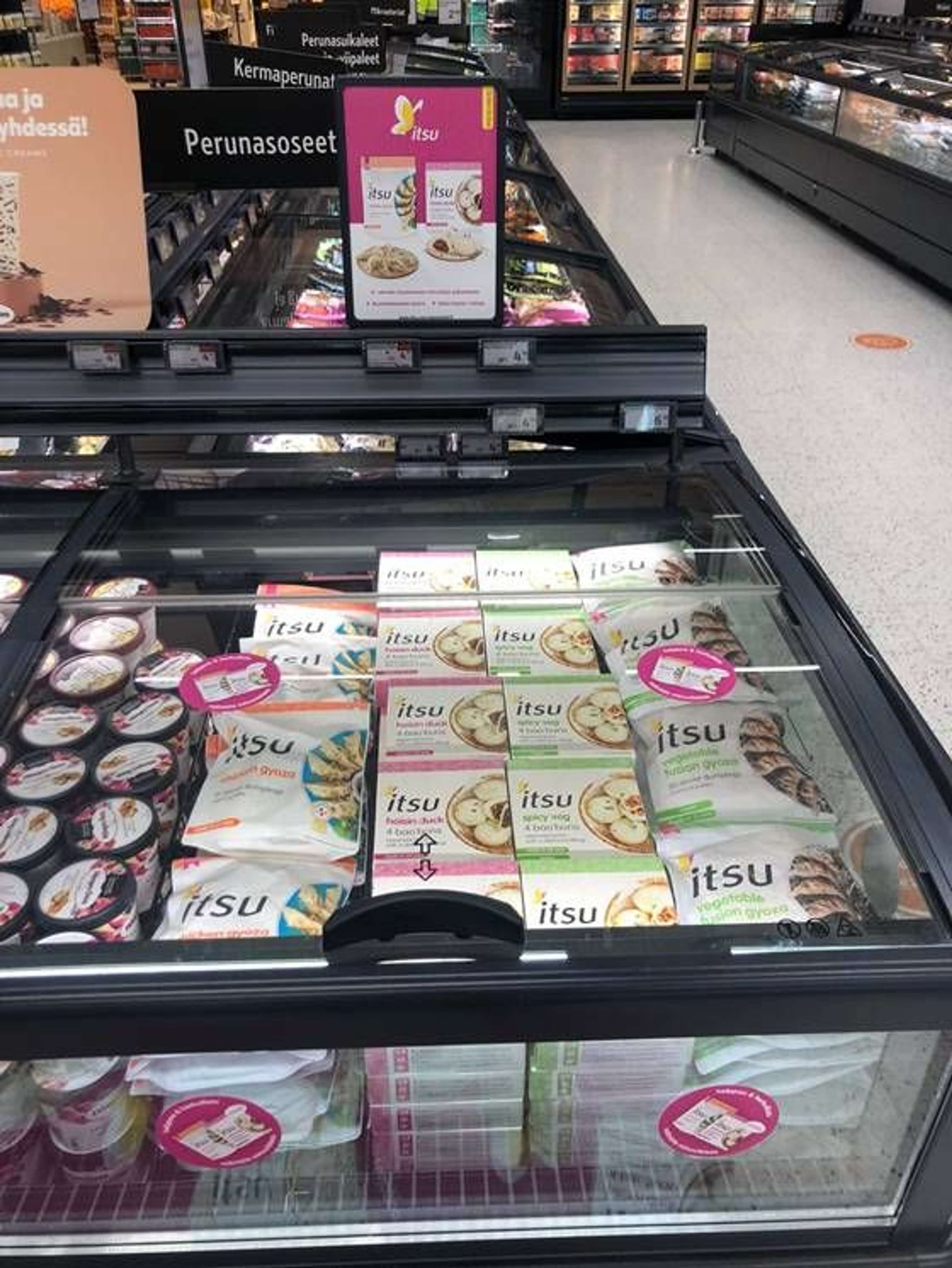 Finland freezer display unit by Aisha Orme