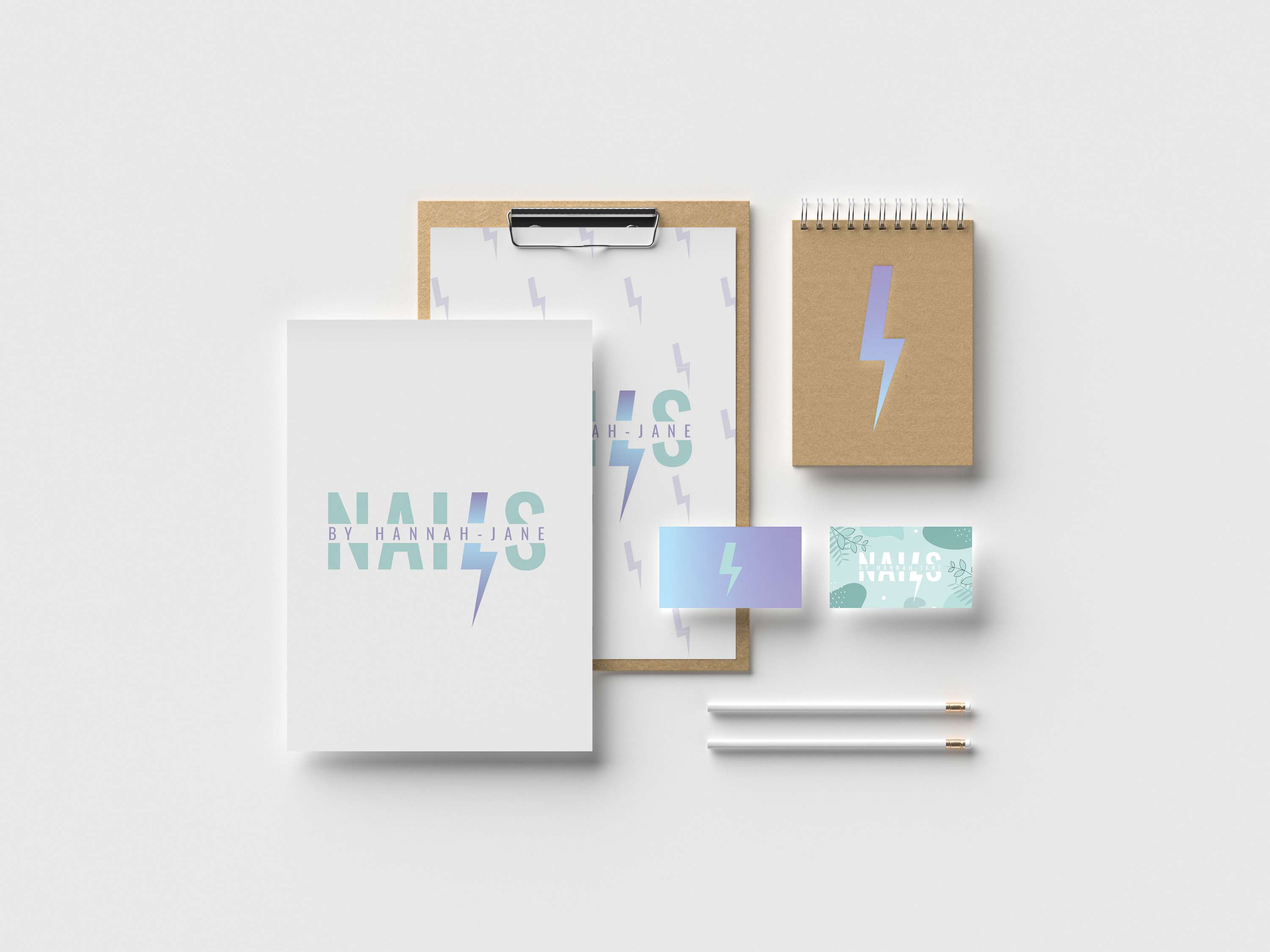 Logo & Branding Design for Nails by Hannah-Jane by Kayleigh Purvis