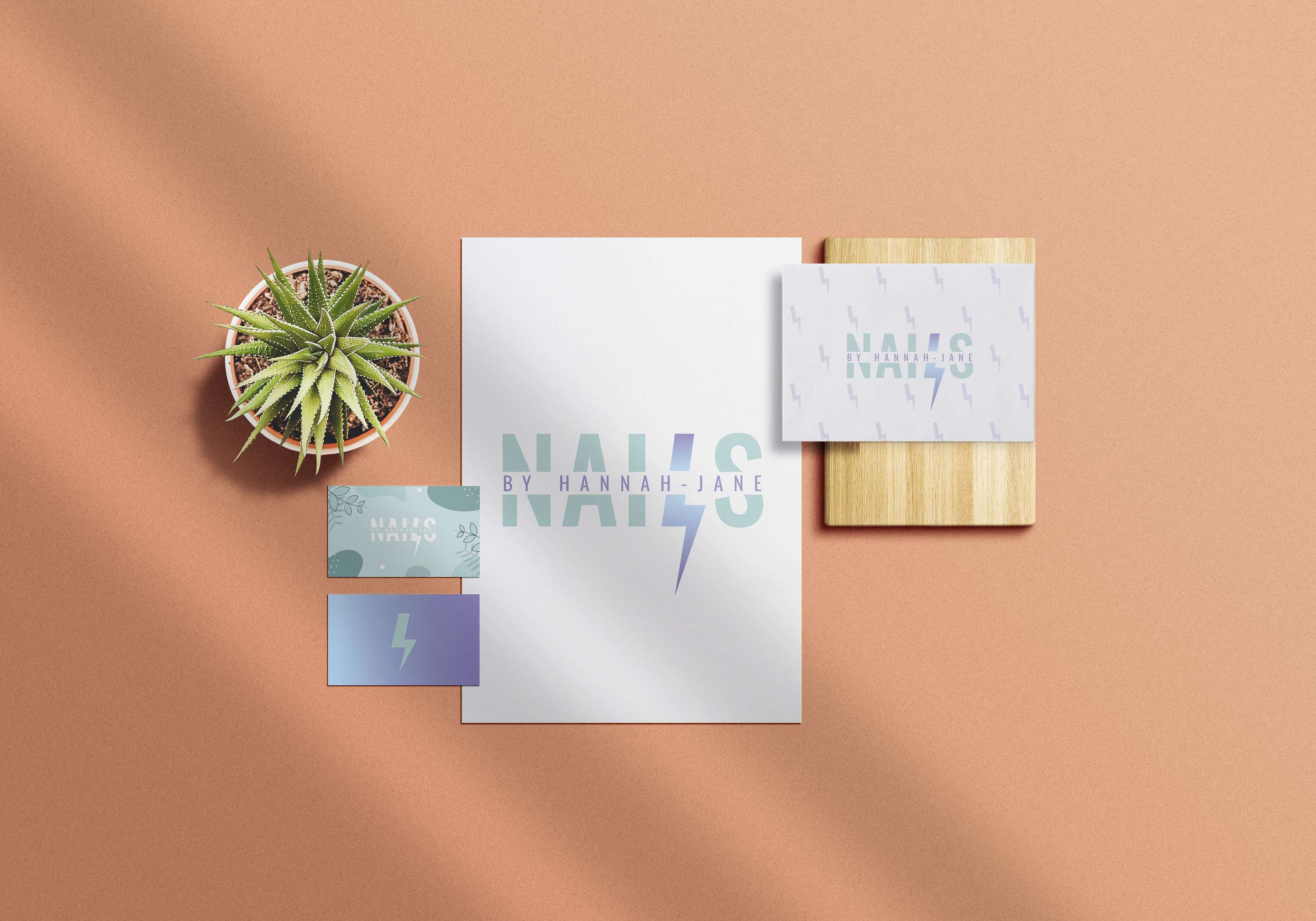 Logo & Branding Design for Nails by Hannah-Jane by Kayleigh Purvis
