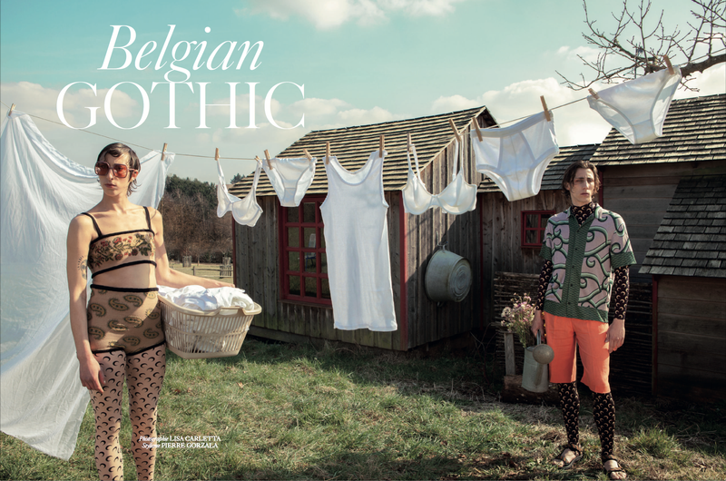 Belgian Gothic / L'OFFICIEL BE by Lisa Carletta