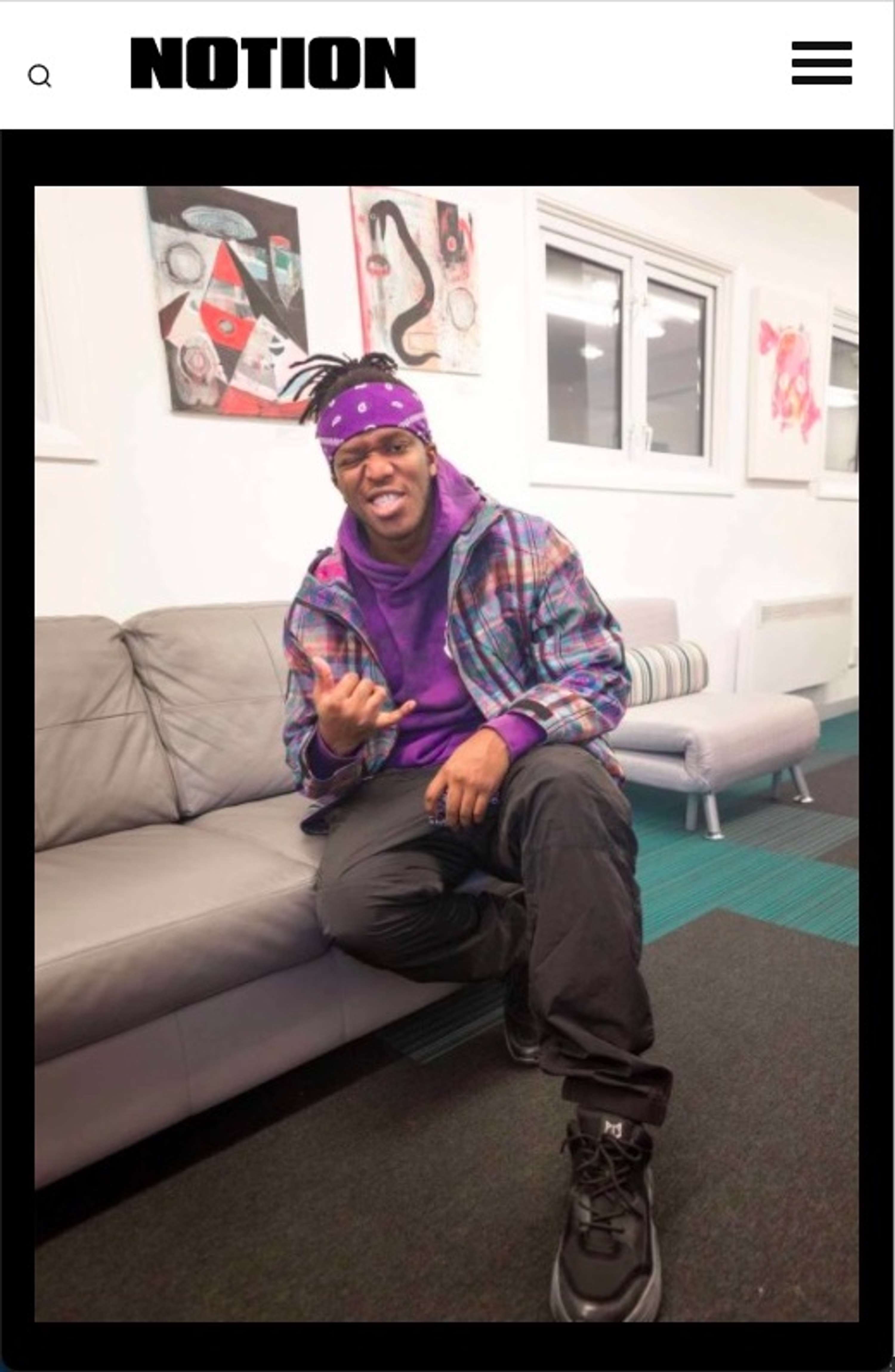 On Notion: KSI & YUNGLUD Perform "Patience" for the Late Late Show with James Corden by Belinda Jiao