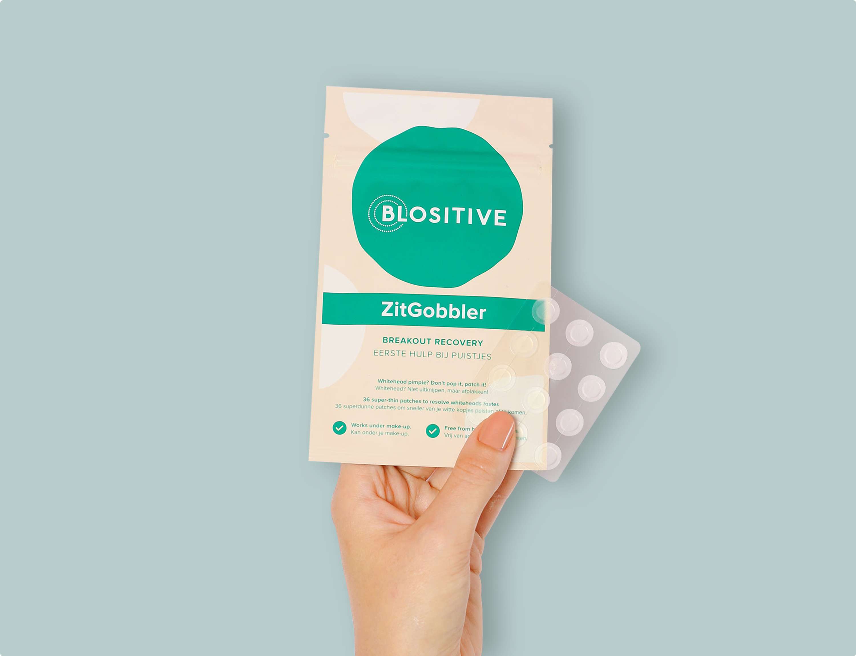 Blositive ZitGobbler Packaging and Branding by Jodie Cooper