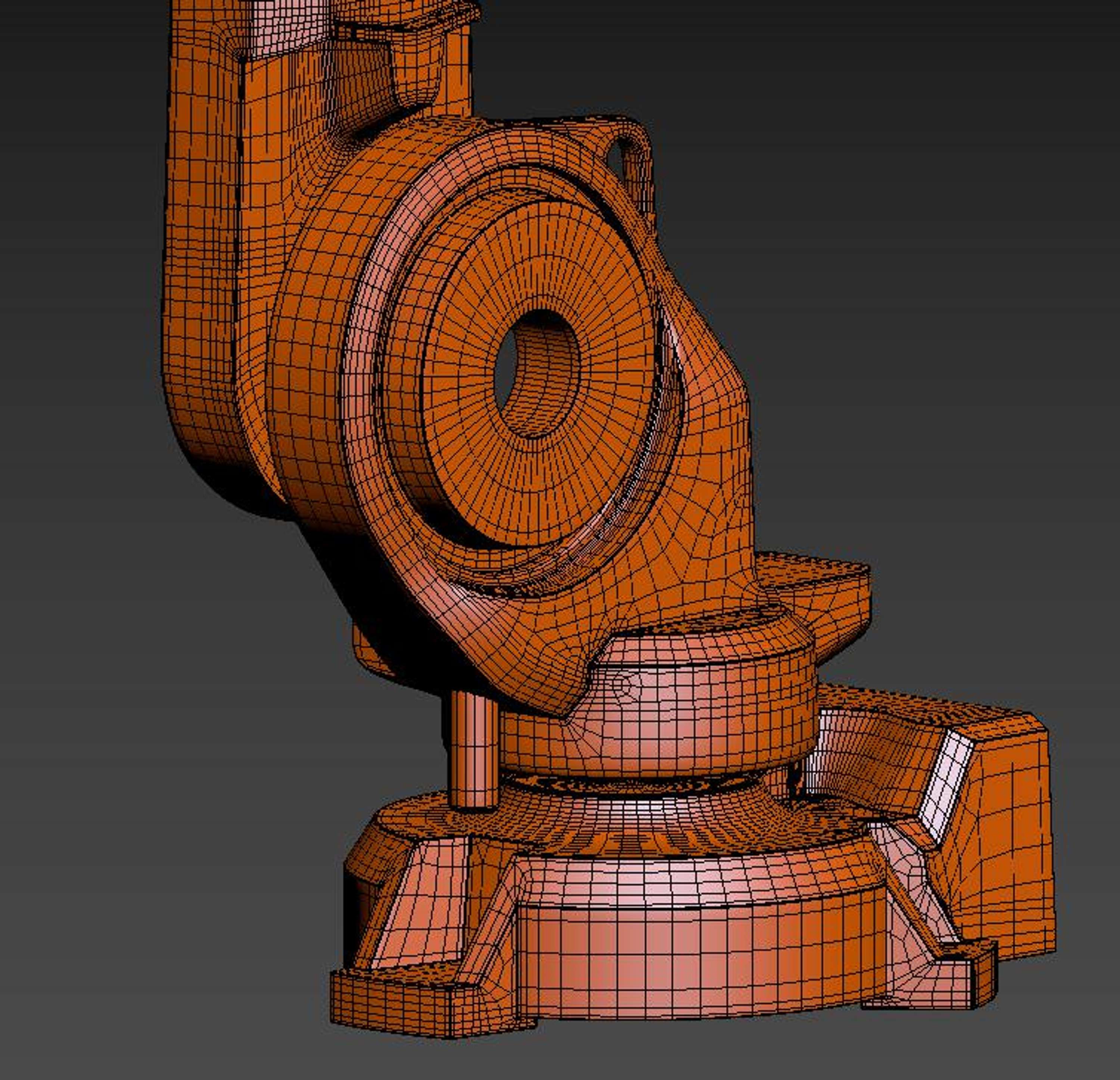 Hardsurface 3D modeling of industrial robot and stuff by Aleksej Mazurenko