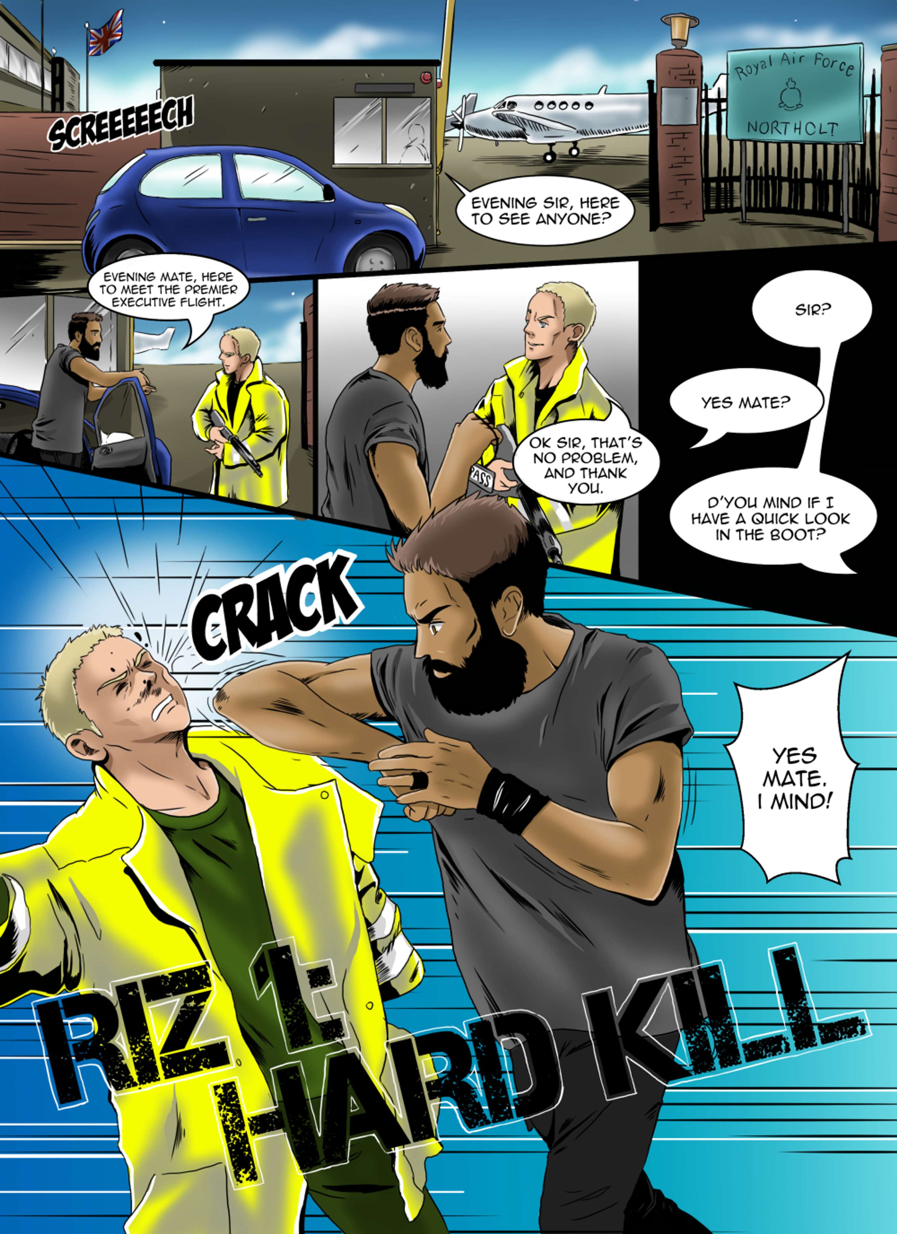 Hard Kill Vol. 1 by Charlie Flowers - Illustration, Artworker by Ruth Keattch
