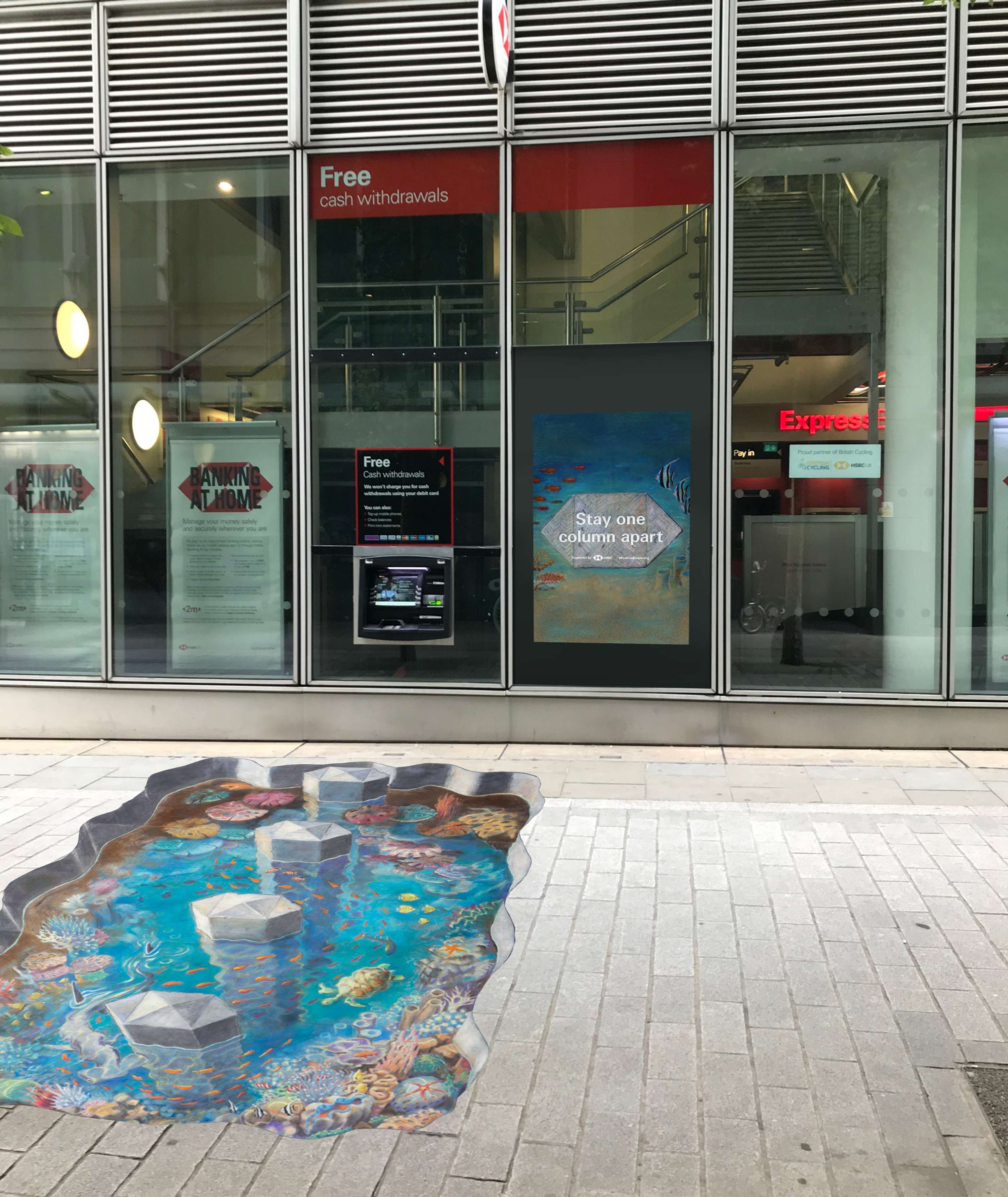 HSBC - Positive Distancing Project by Studio of Art & Commerce