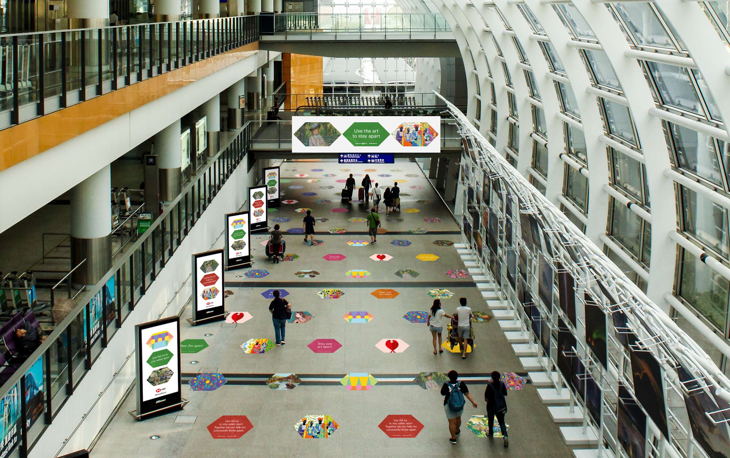 HSBC - Positive Distancing Project by Studio of Art & Commerce
