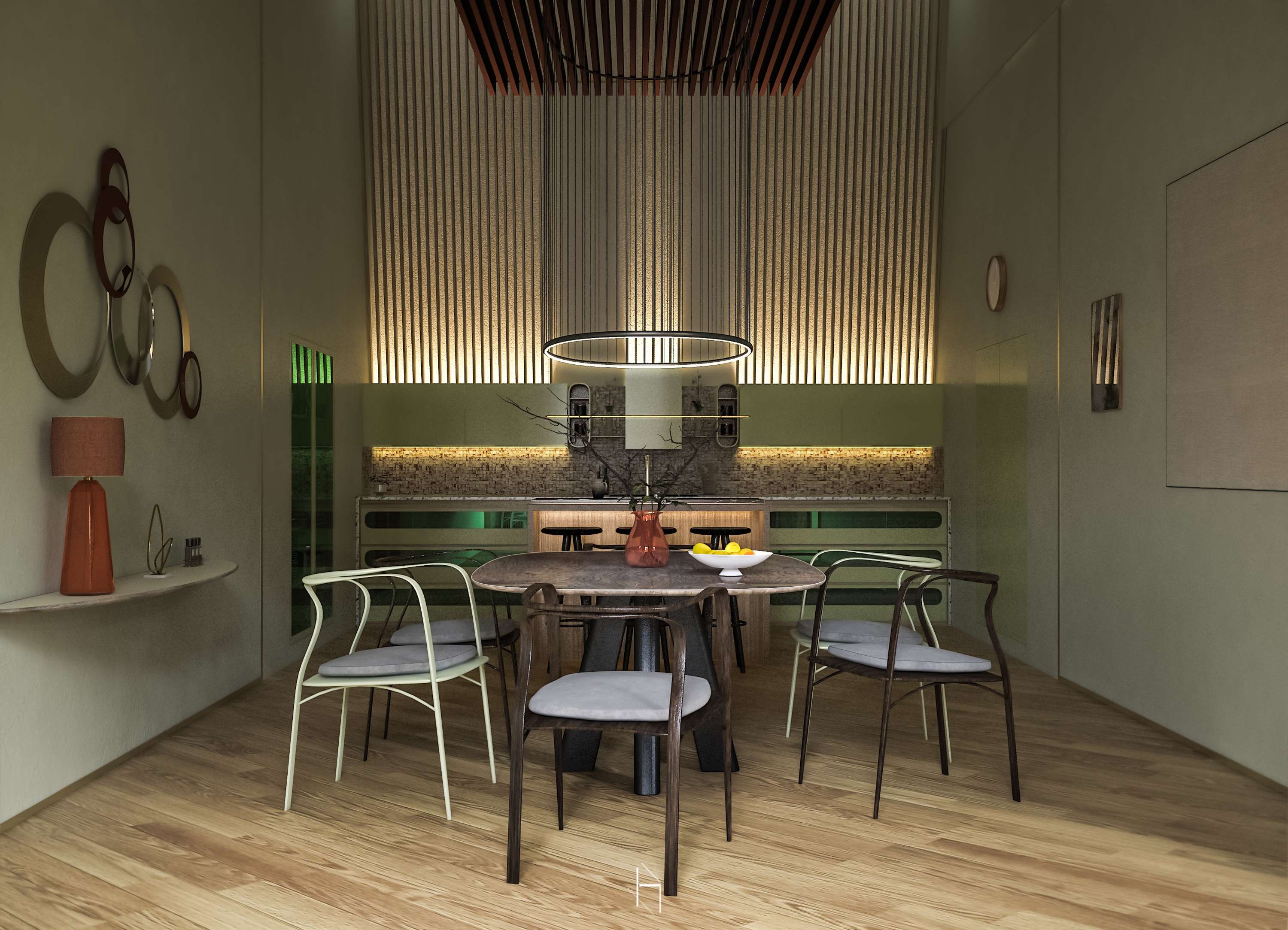 Refreshing Home in the Country | Lower Level by HarunTaylor Design