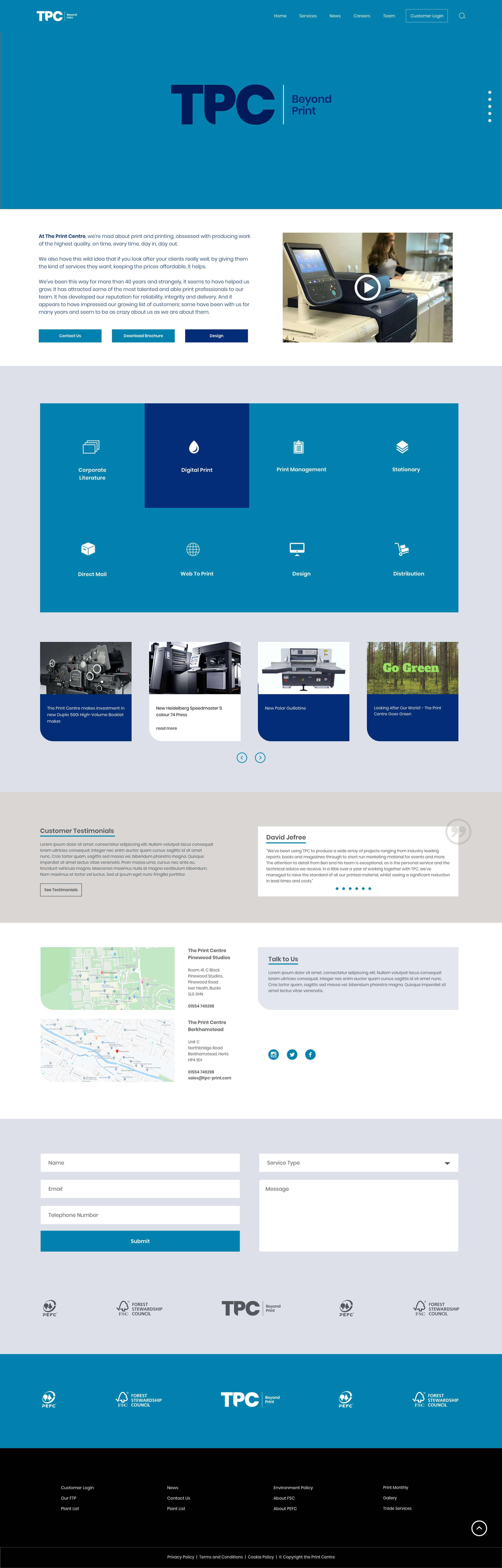 TPC Beyond Print by Think Branding