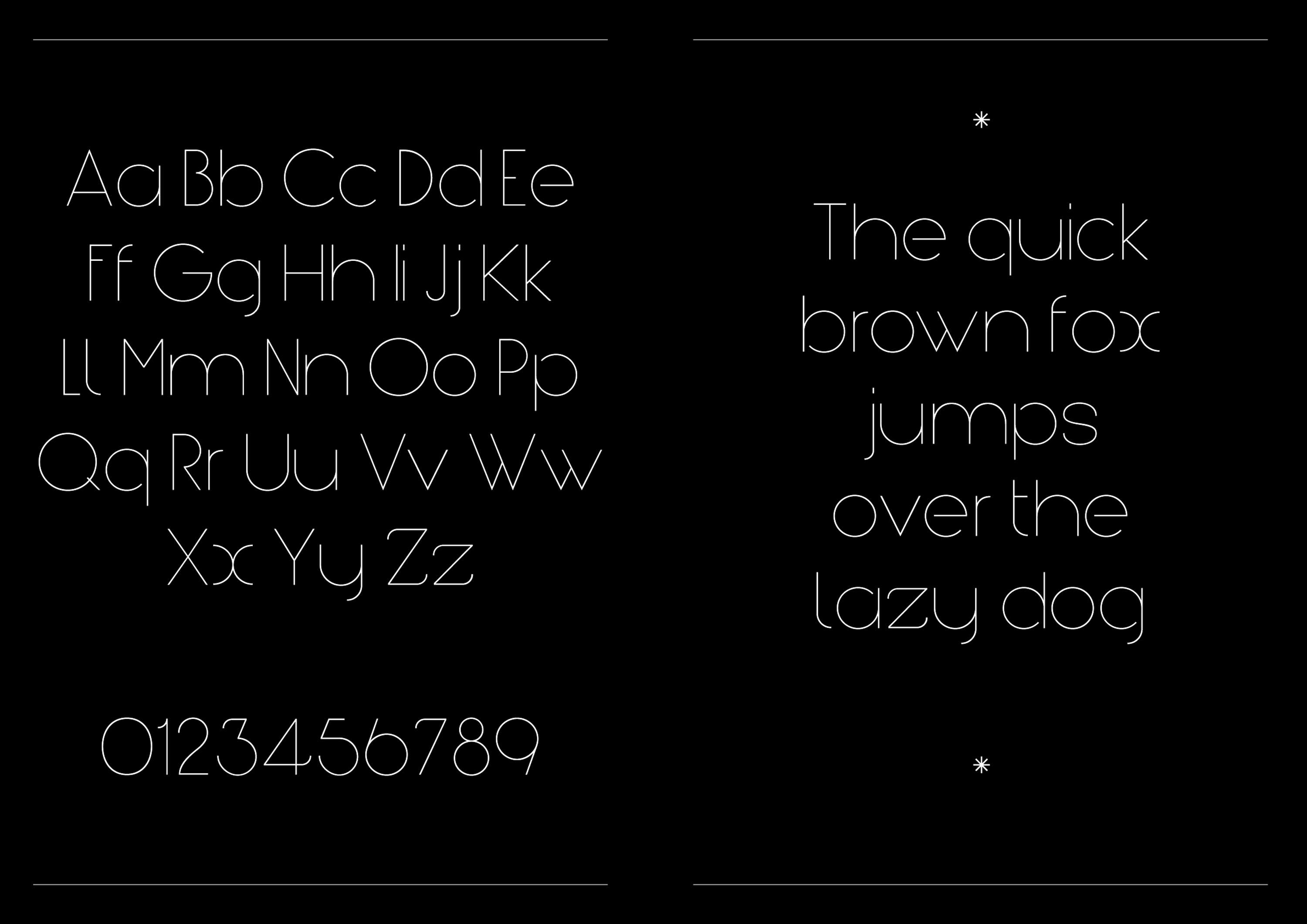 Empty Titling (typeface design) by Leonardo Collina