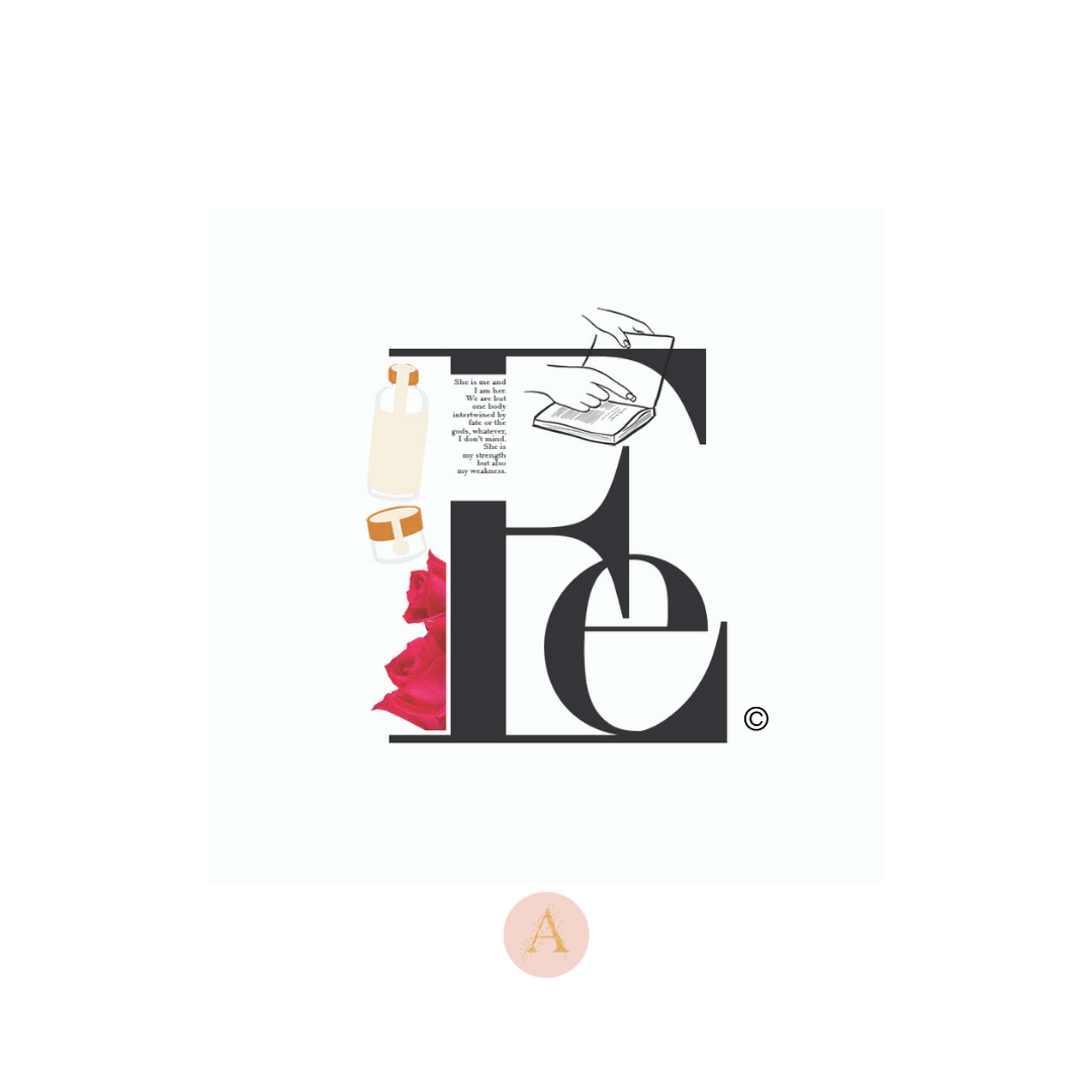 Typography design  (magazine style) by Angelina Raisa