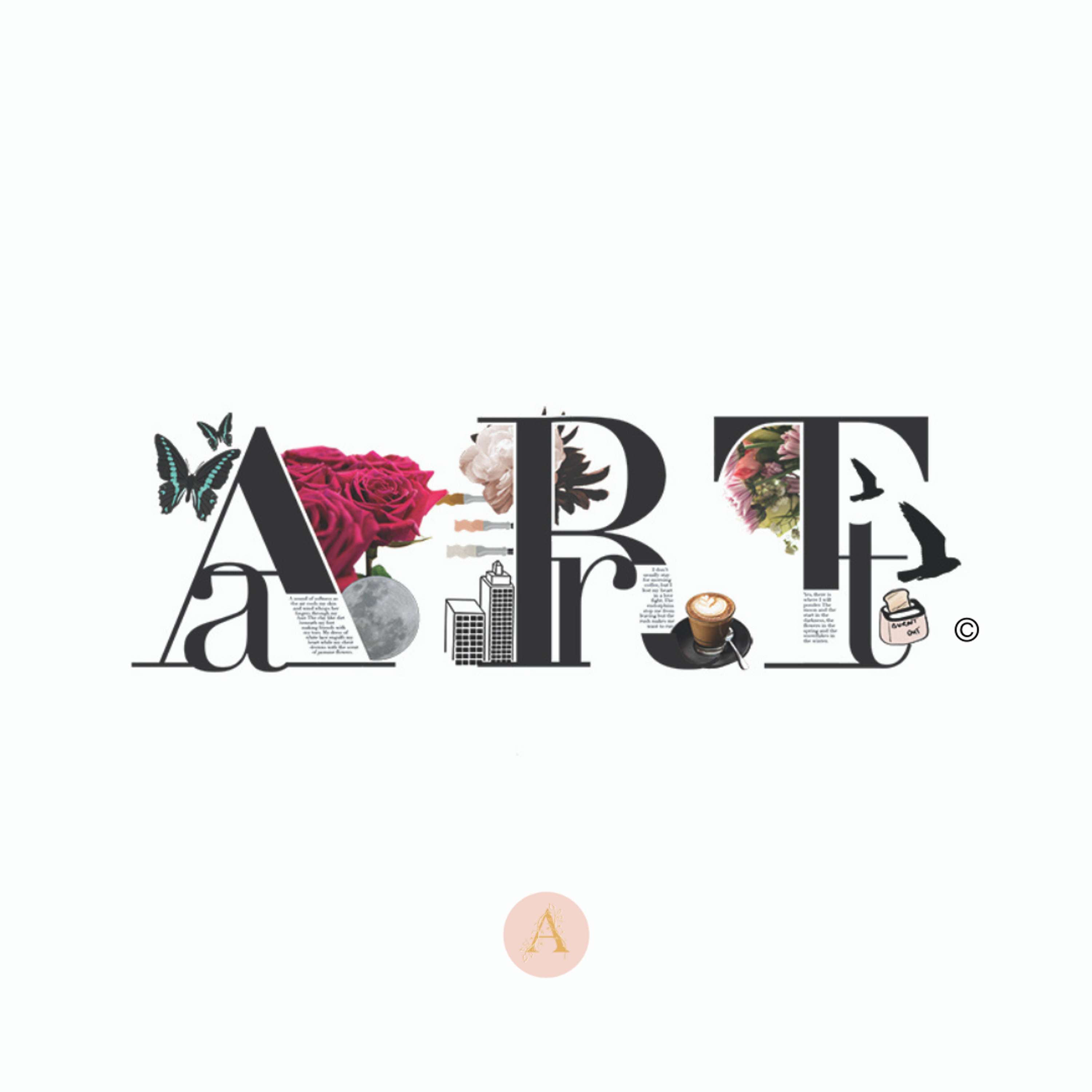 Typography design  (magazine style) by Angelina Raisa