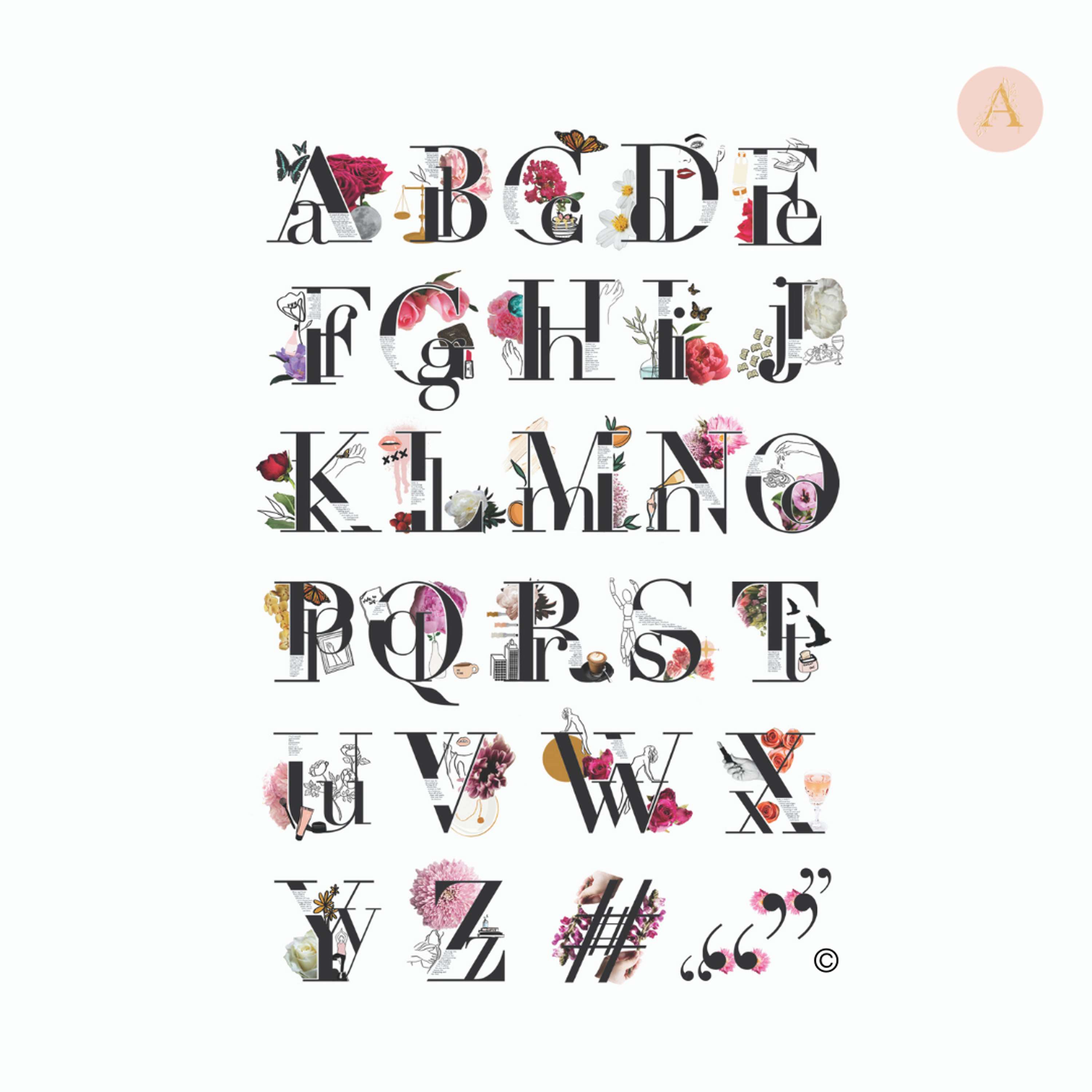Typography design  (magazine style) by Angelina Raisa