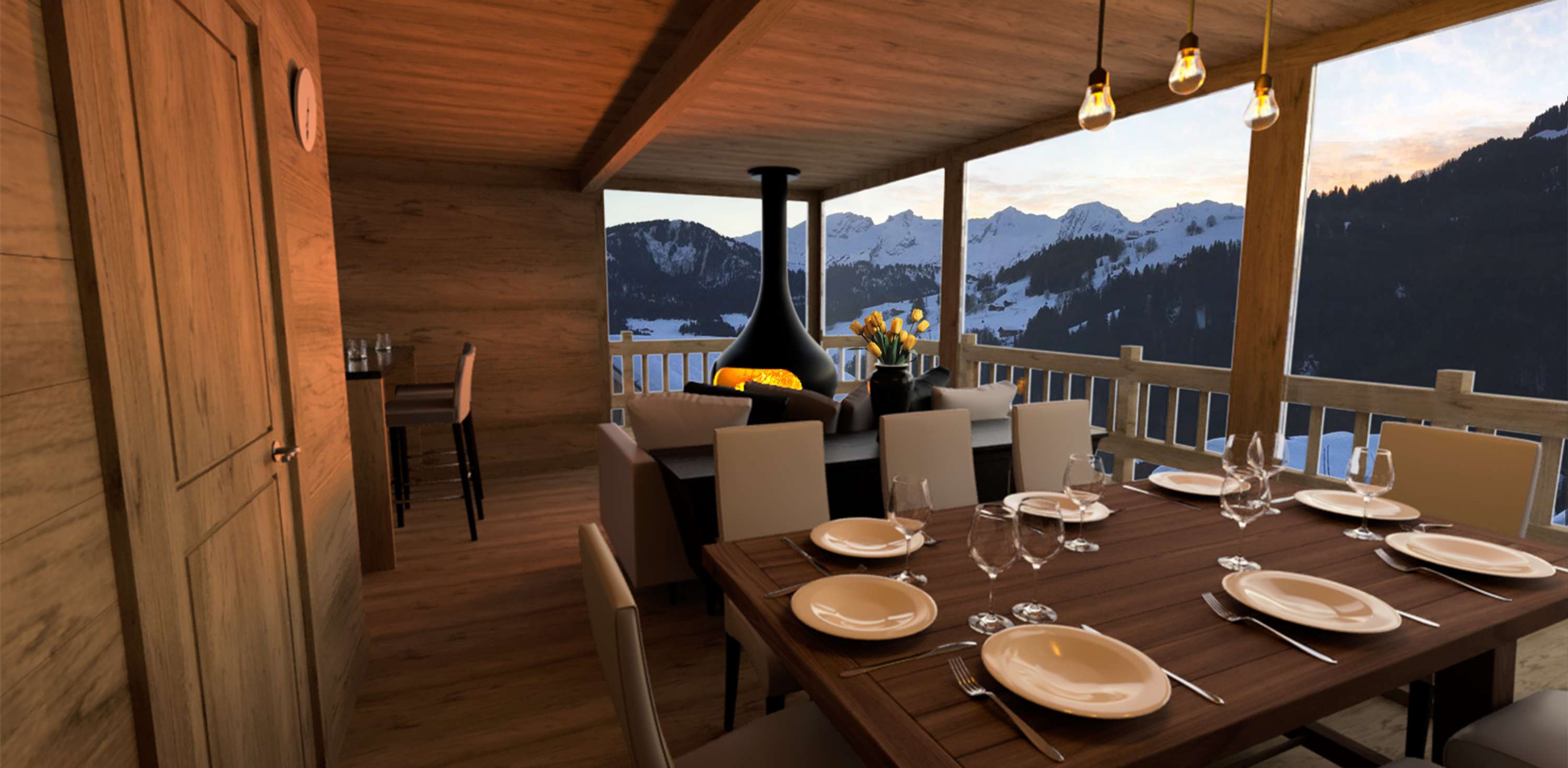 Chalet Render by Oliver West