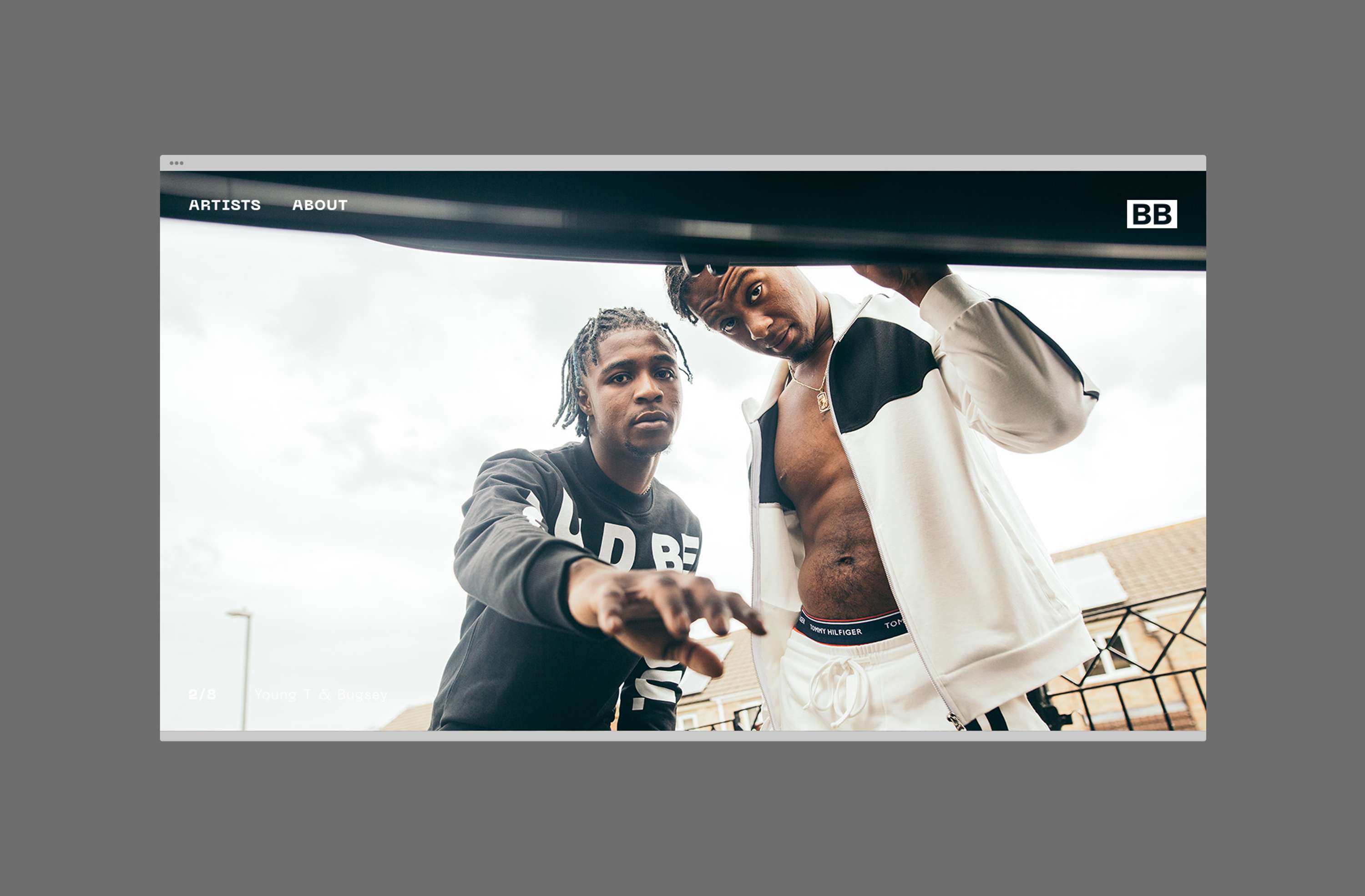Black Butter Records - Website Design & Build by Tristan Palmer