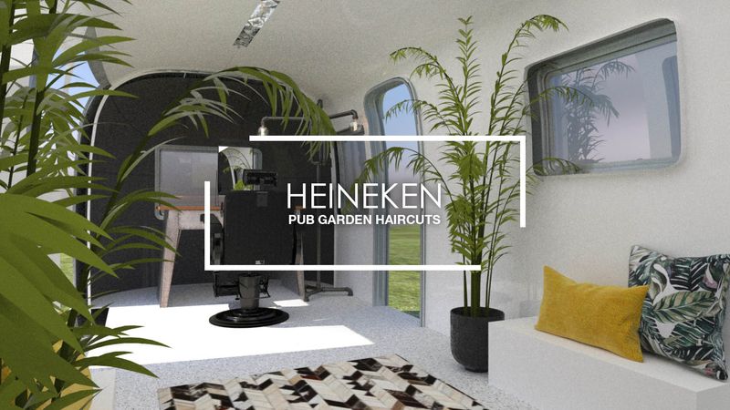 Heineken - Pub Garden Haircuts by Hugh Larsen