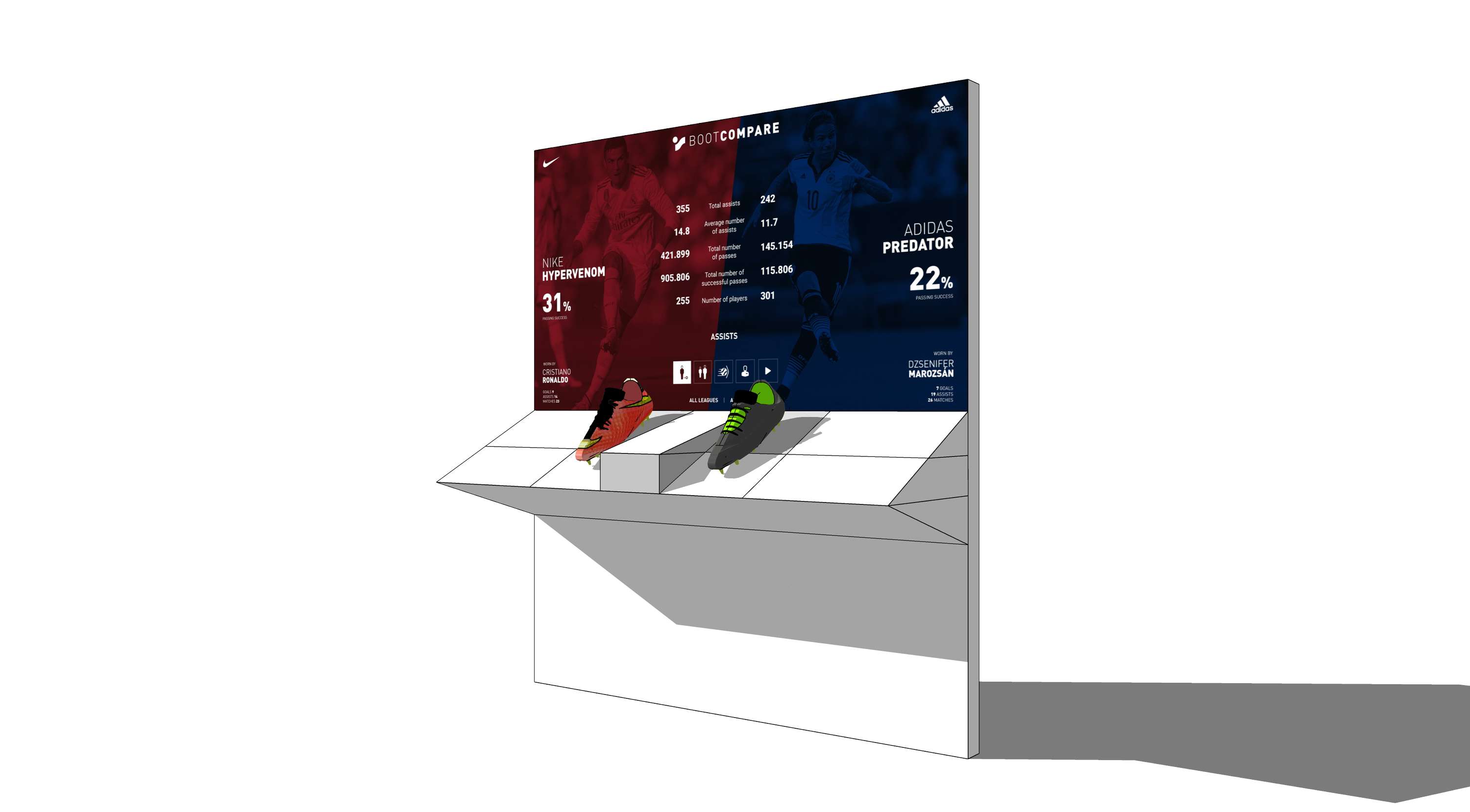 Intersport Interactive Comparison by Sedric Sylvester