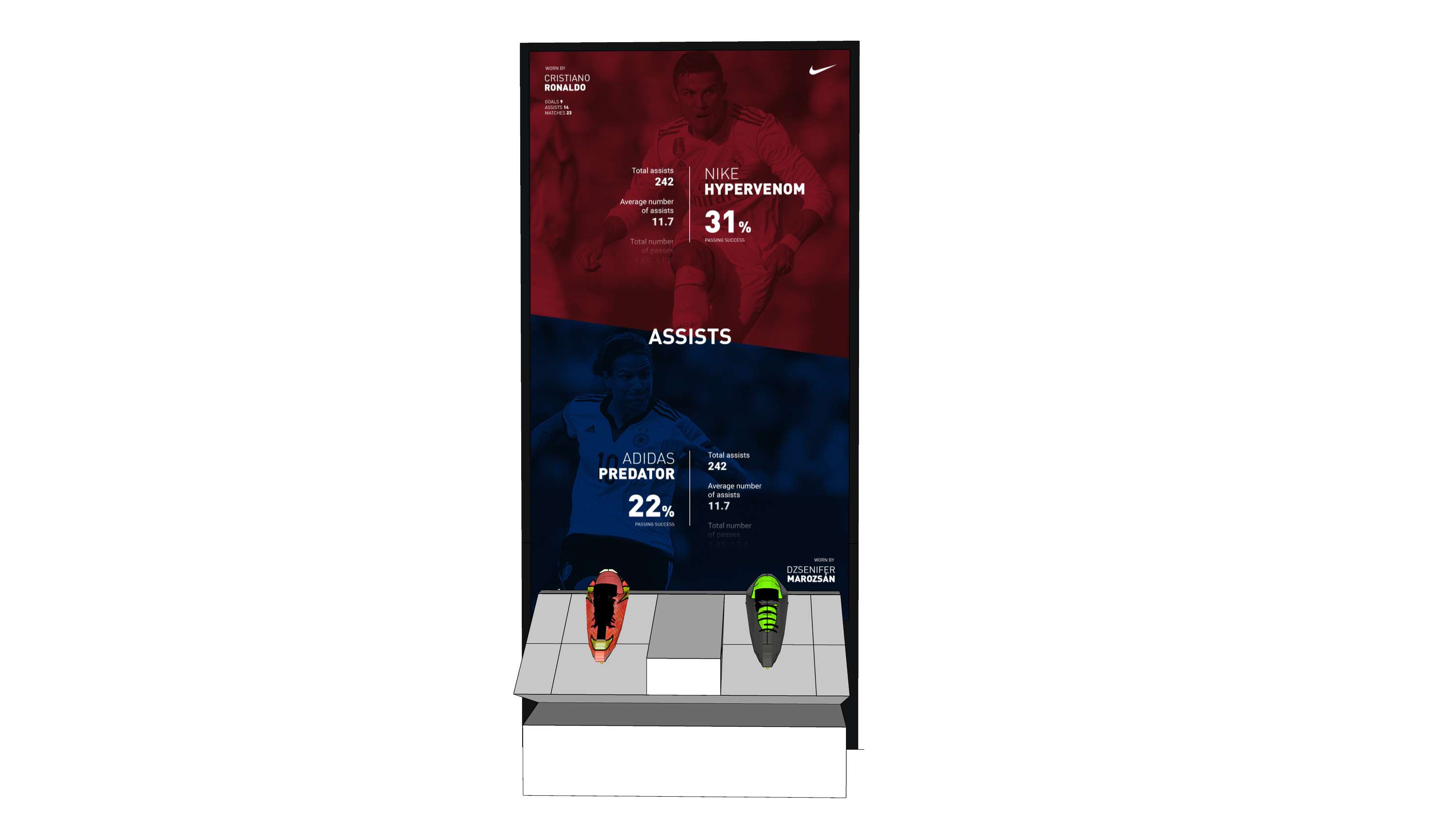 Intersport Interactive Comparison by Sedric Sylvester