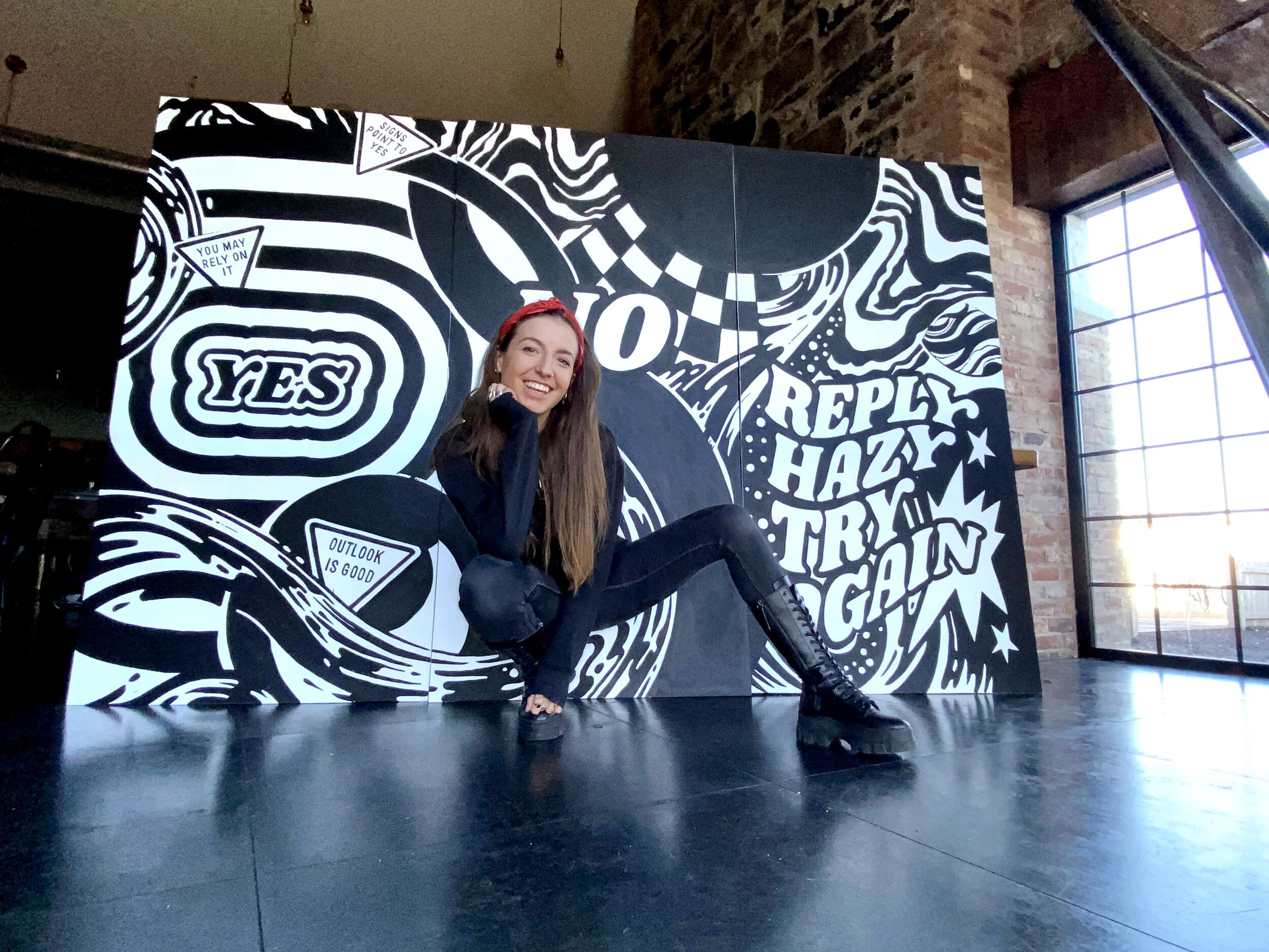 'Hazy' Mural by Alana McDowell