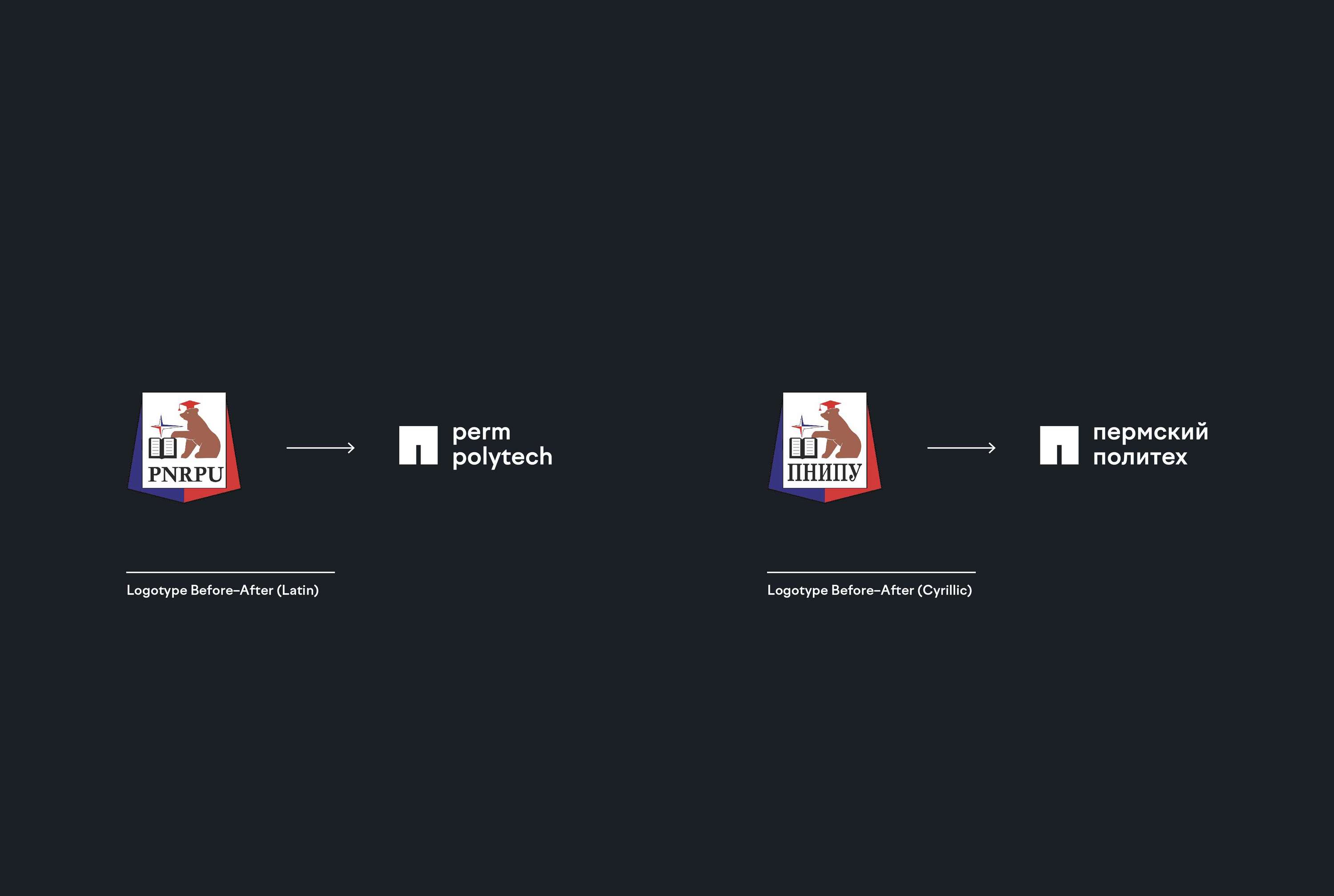 Perm Polytech rebranding by Beso Turazashvili