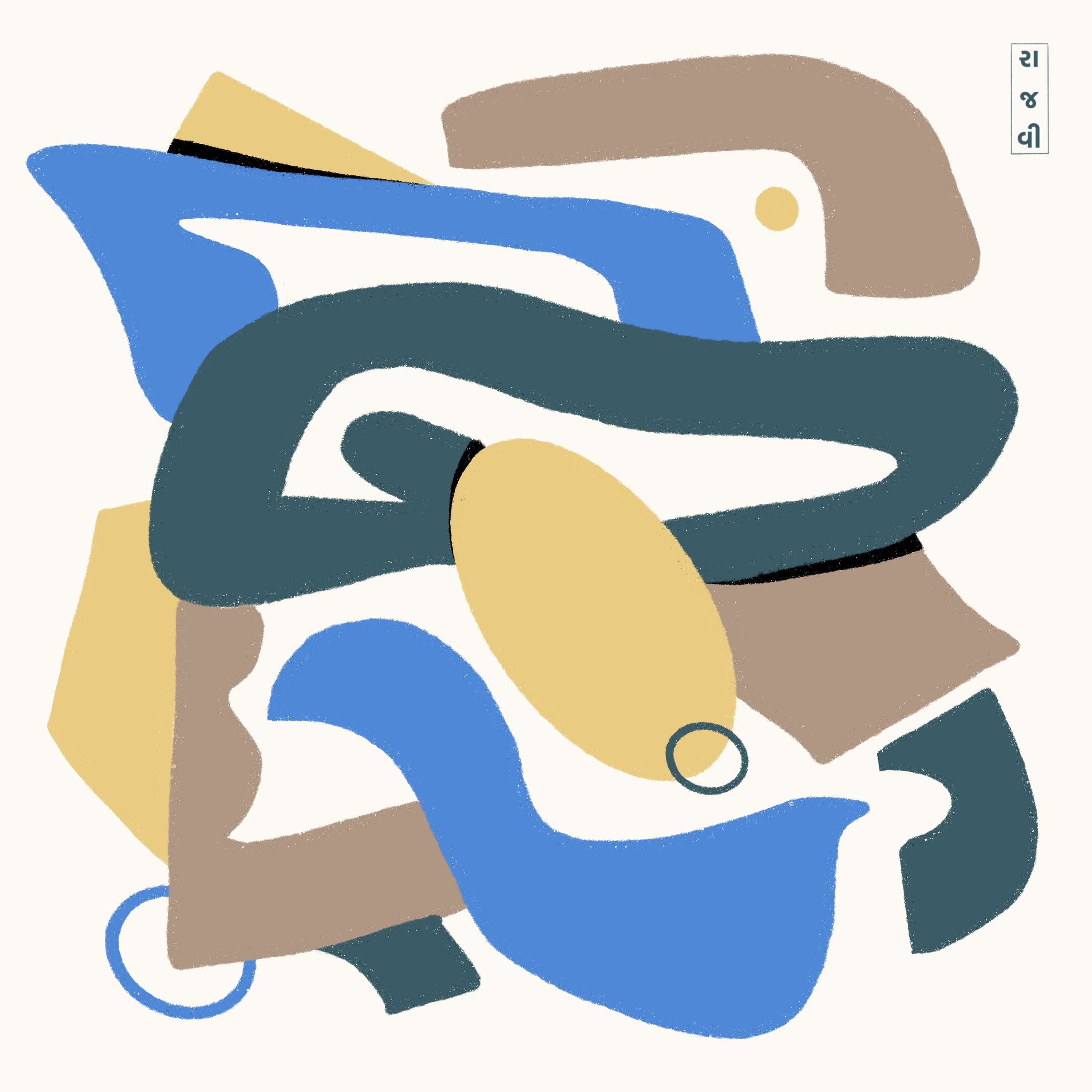 Abstract art by Rajvi Bhogaita