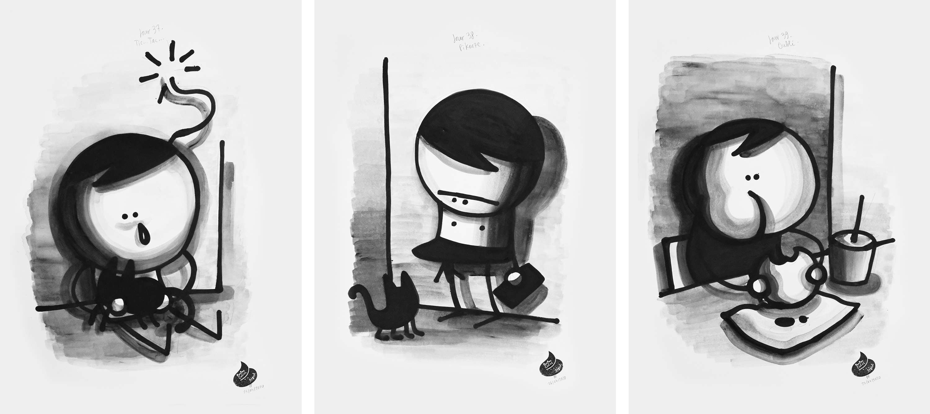 Prison Drawings by Julien de Preux