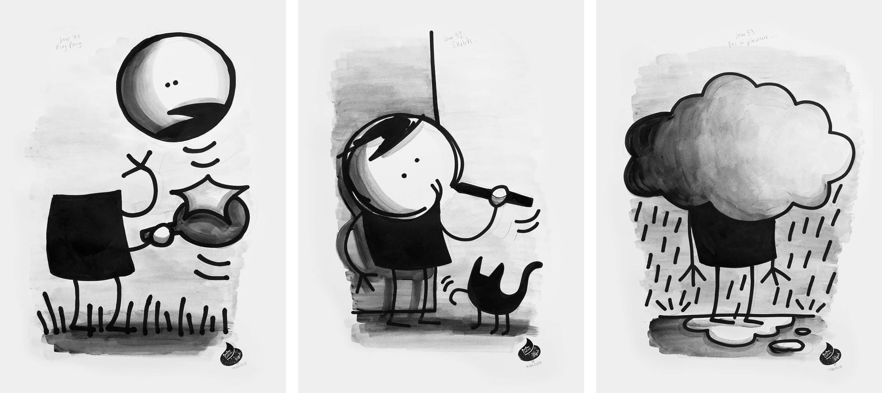 Prison Drawings by Julien de Preux