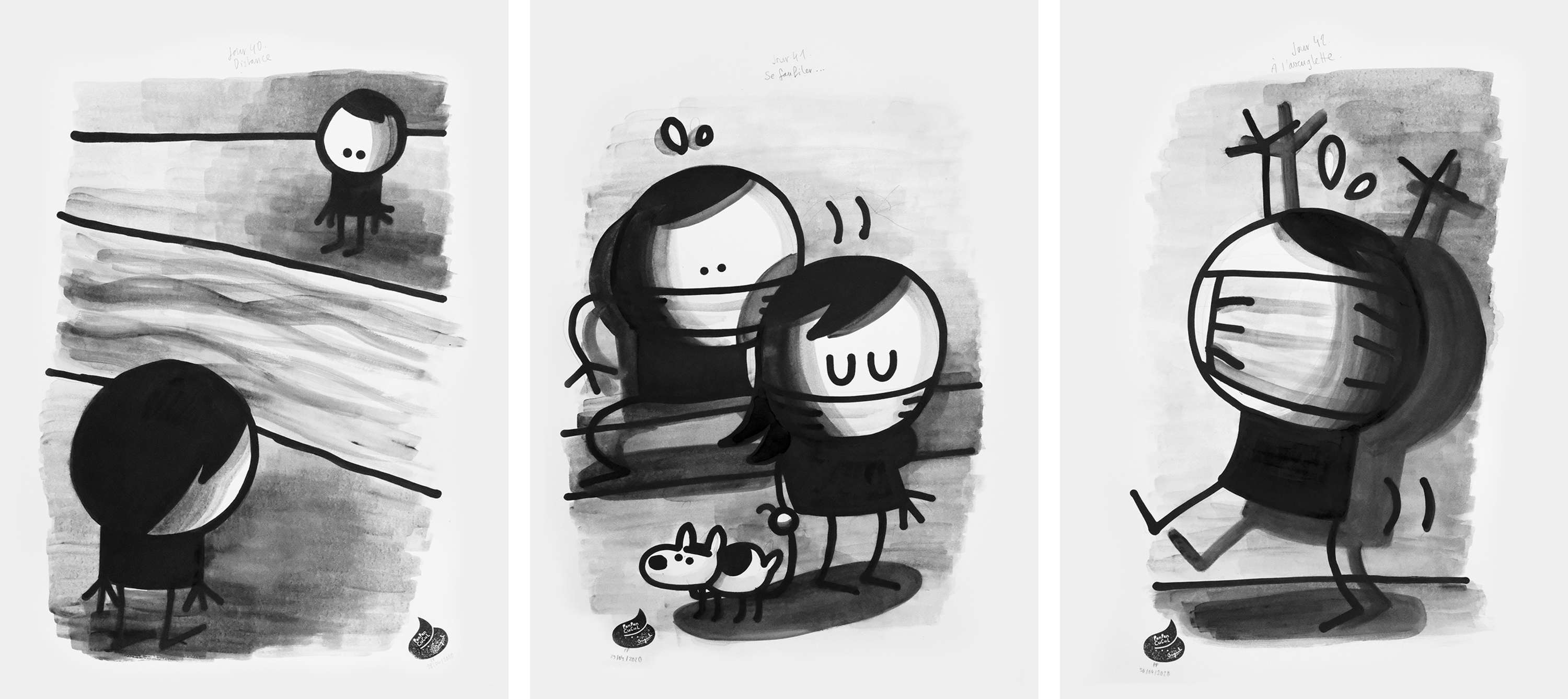 Prison Drawings by Julien de Preux