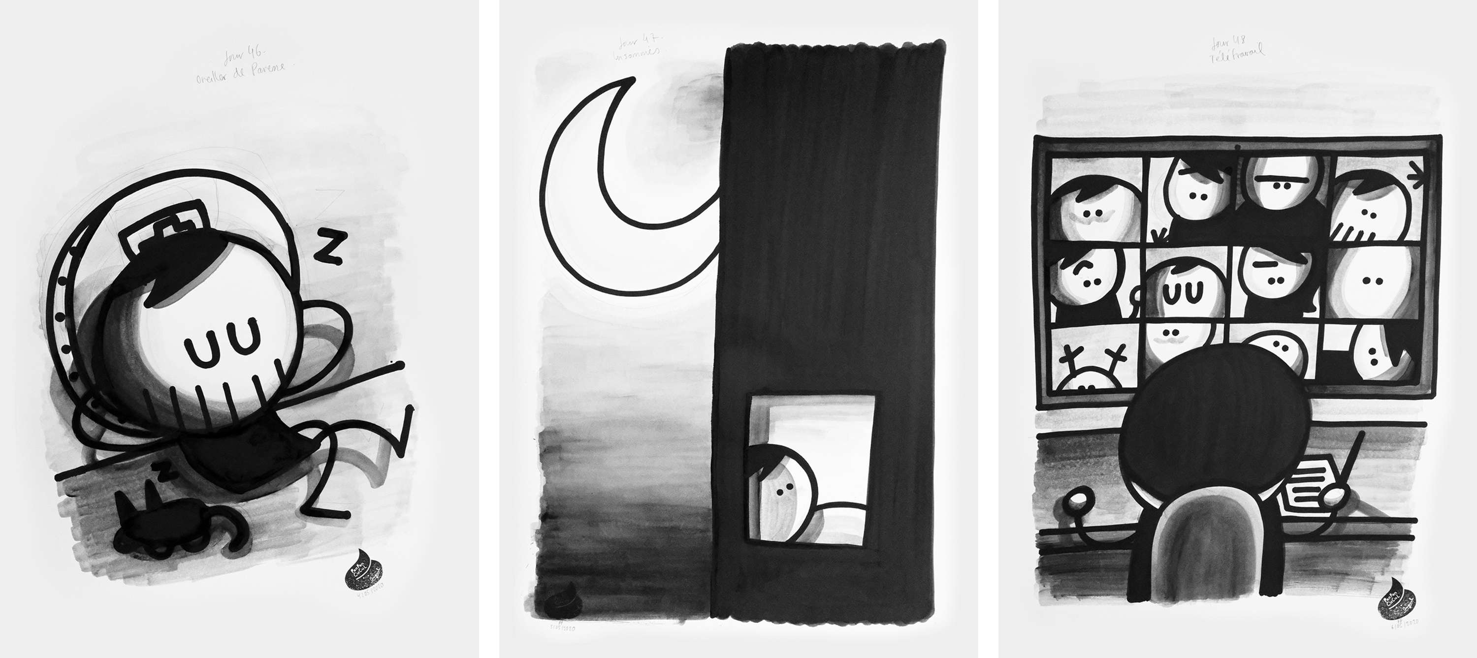 Prison Drawings by Julien de Preux