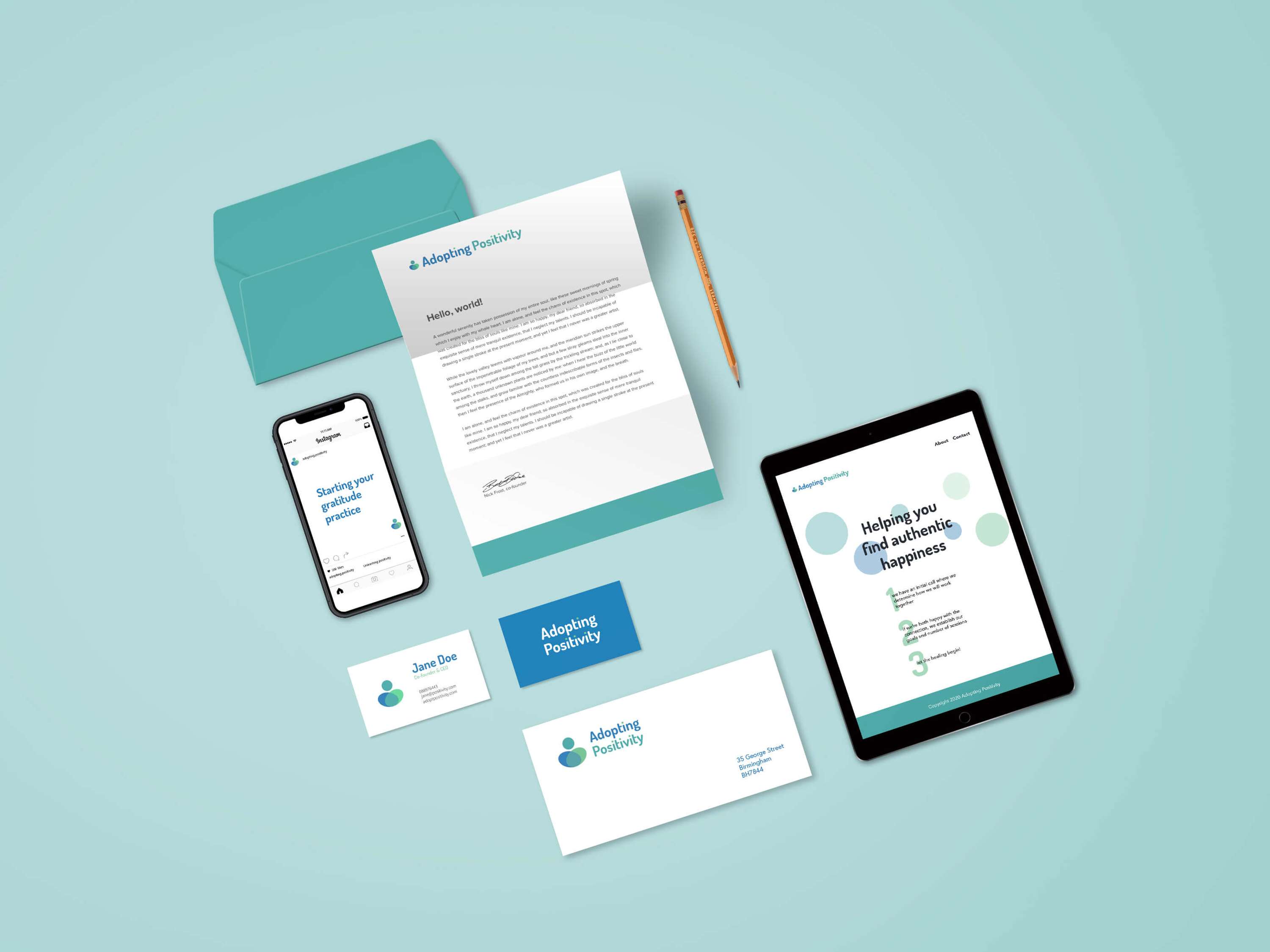 Adopting Positivity branding by Anda Popovici