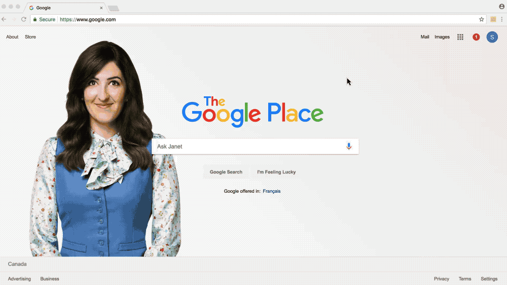 The Good Place Chrome Extension by Melissa Mellor