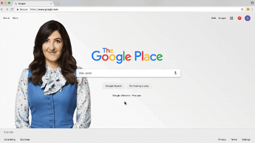 The Good Place Chrome Extension by Melissa Mellor