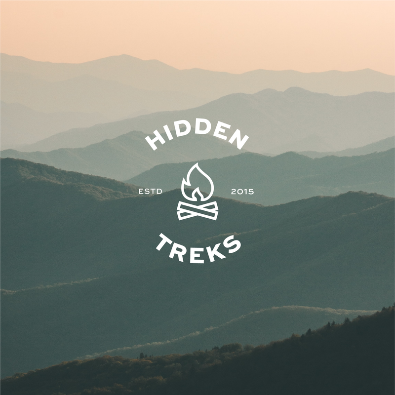 Hidden treks logo by Anda Popovici