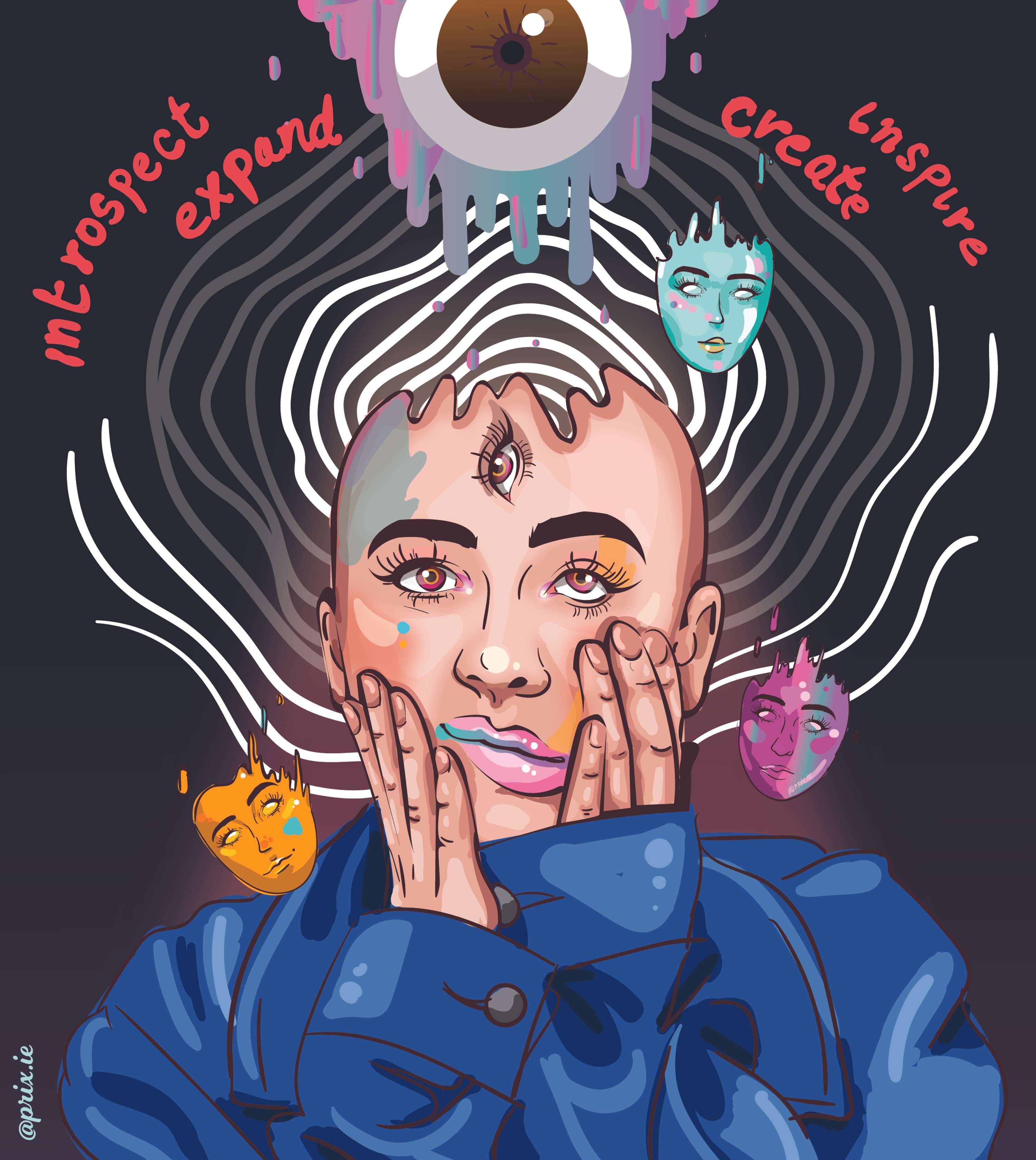 Vector Portraits by Priyanka Khurana