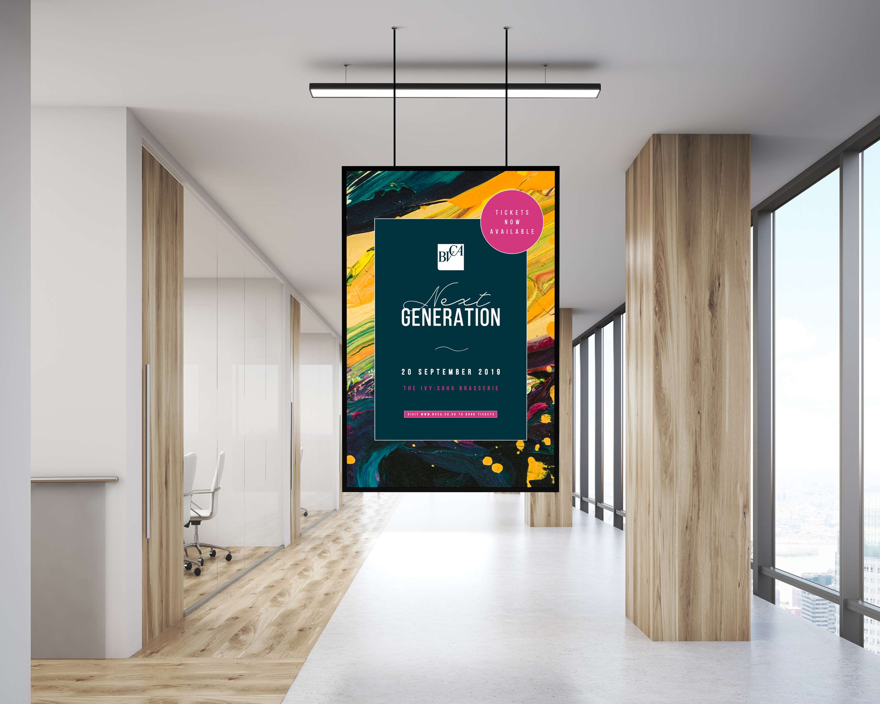 Event branding: Next Generation by Sophie Clemence