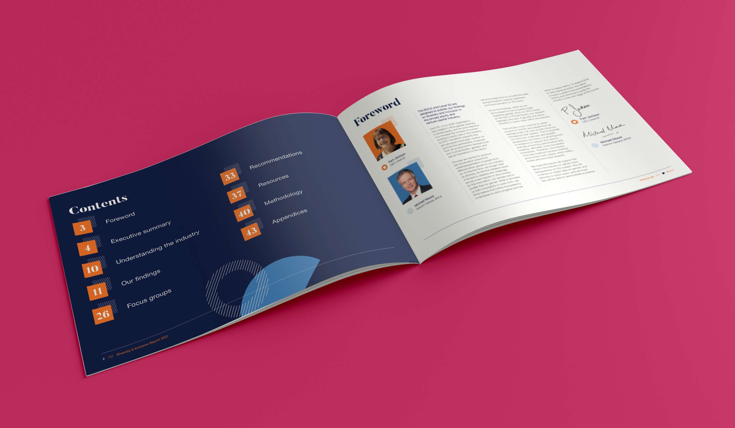 Editorial Design: Diversity & Inclusion Report by Sophie Clemence