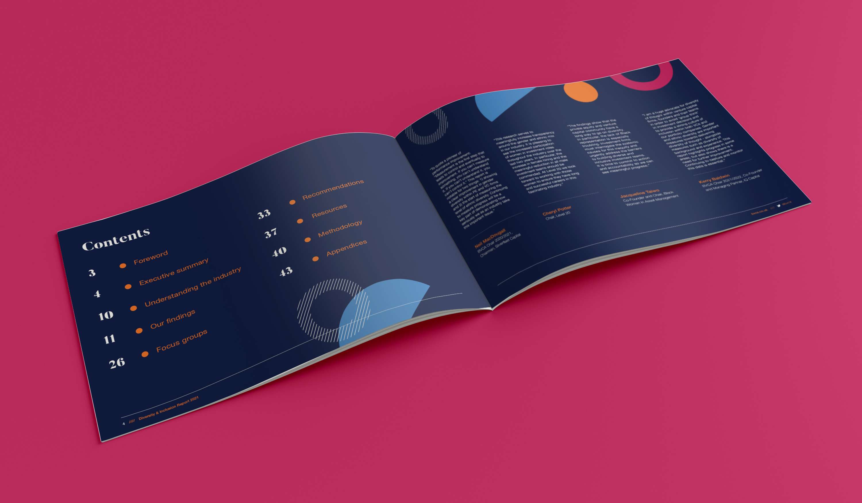 Editorial Design: Diversity & Inclusion Report by Sophie Clemence