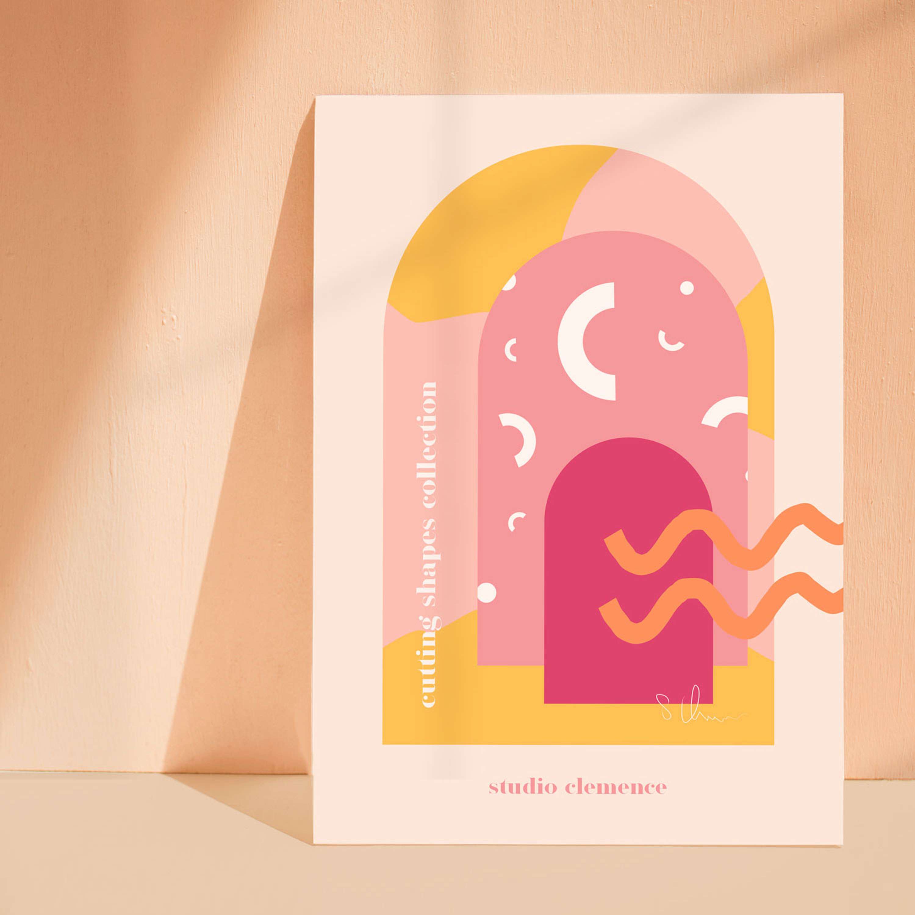 Studio Clemence: Cutting Shapes Collection by Sophie Clemence