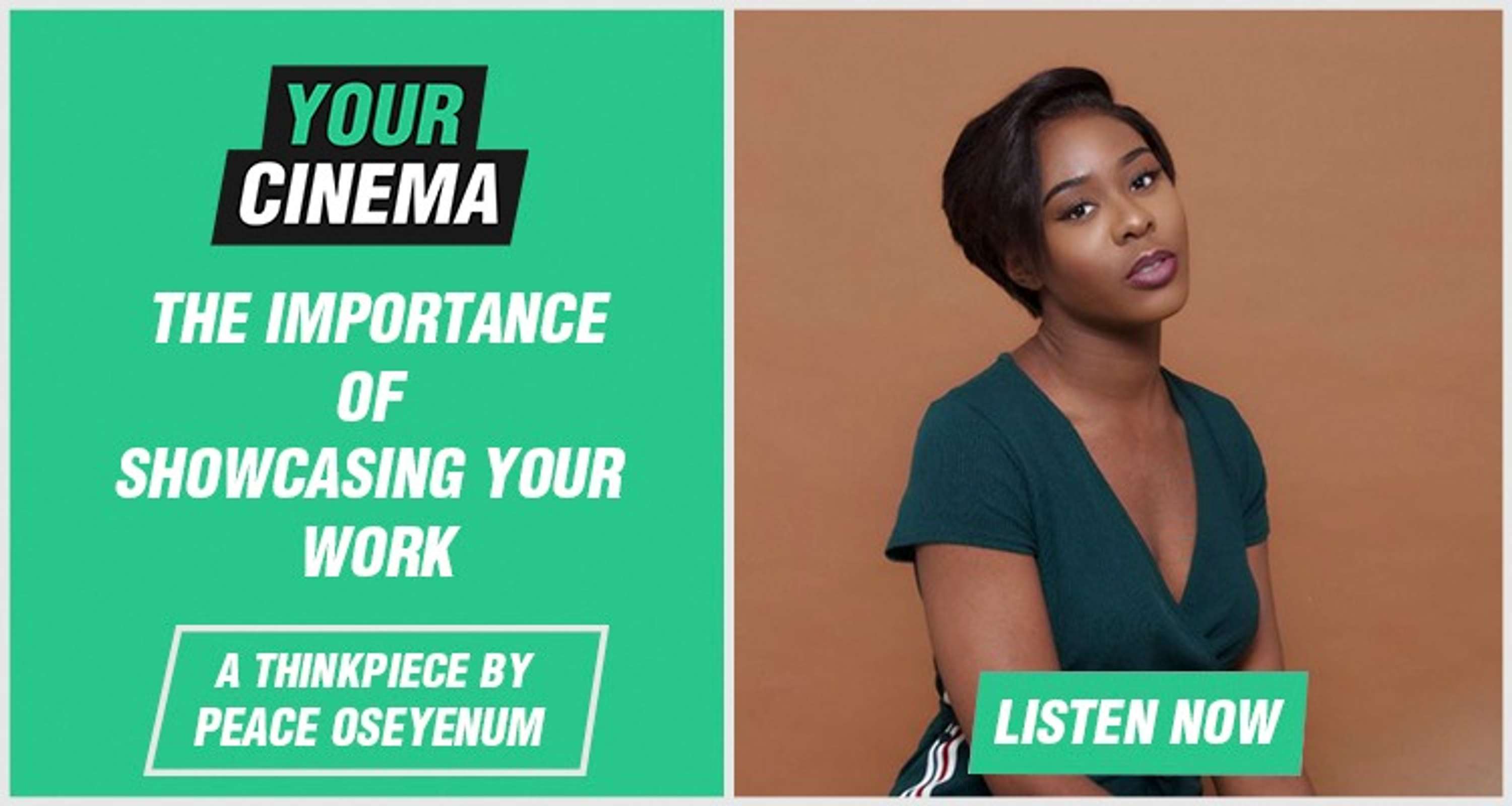 The importance of showcasing your work by Dalvin James