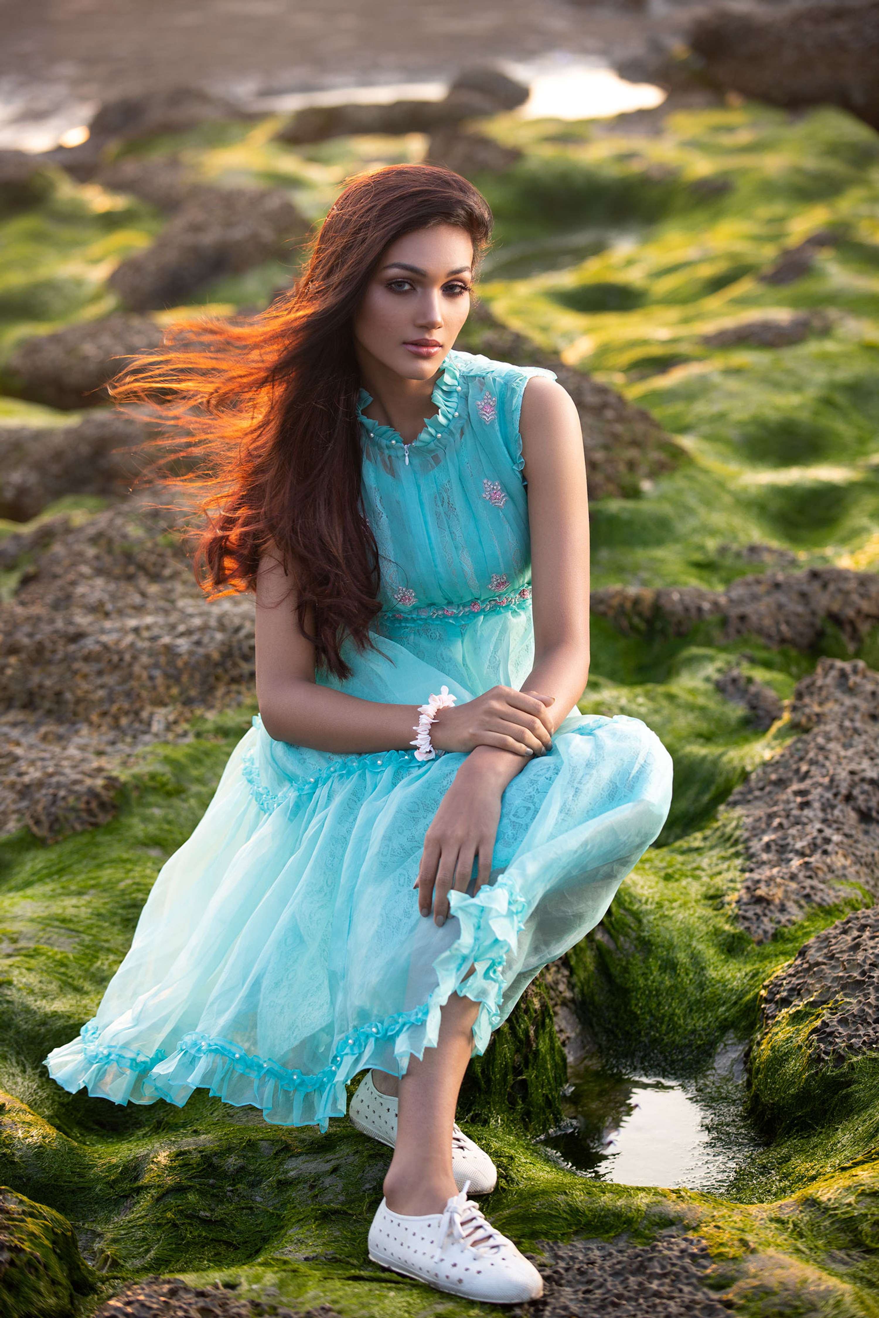 Portrait of a Lady featuring Rose by Nizhu (Courtesy:www.icetoday.net) by Tawhidur Rashid
